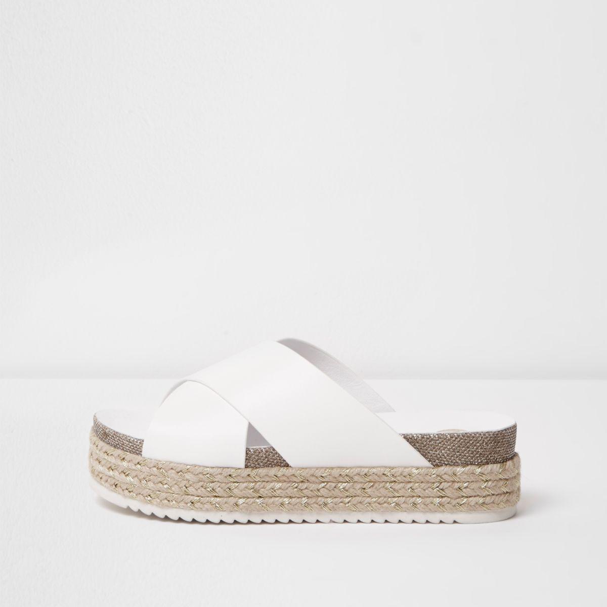 river island flatform espadrilles