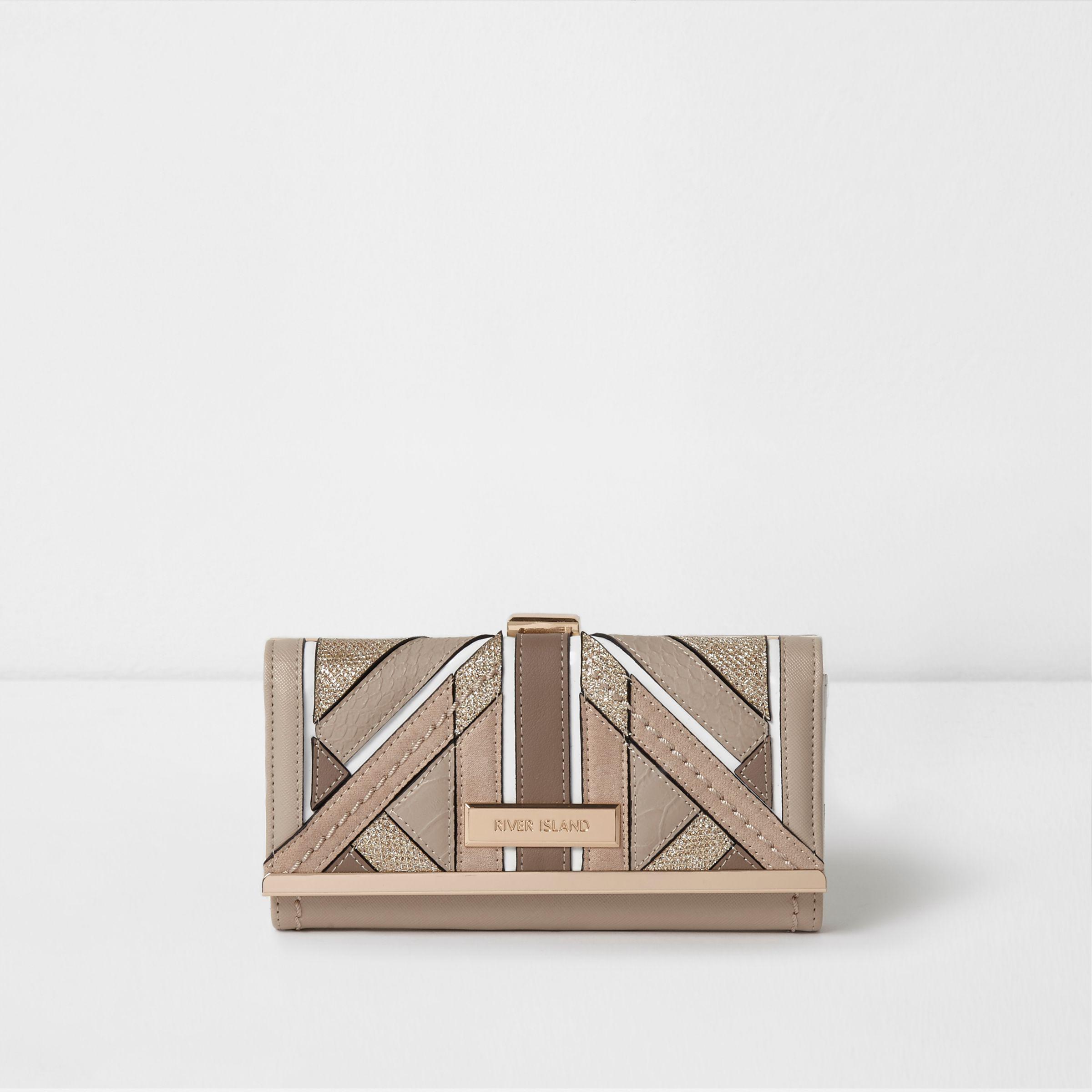 river island glitter purse