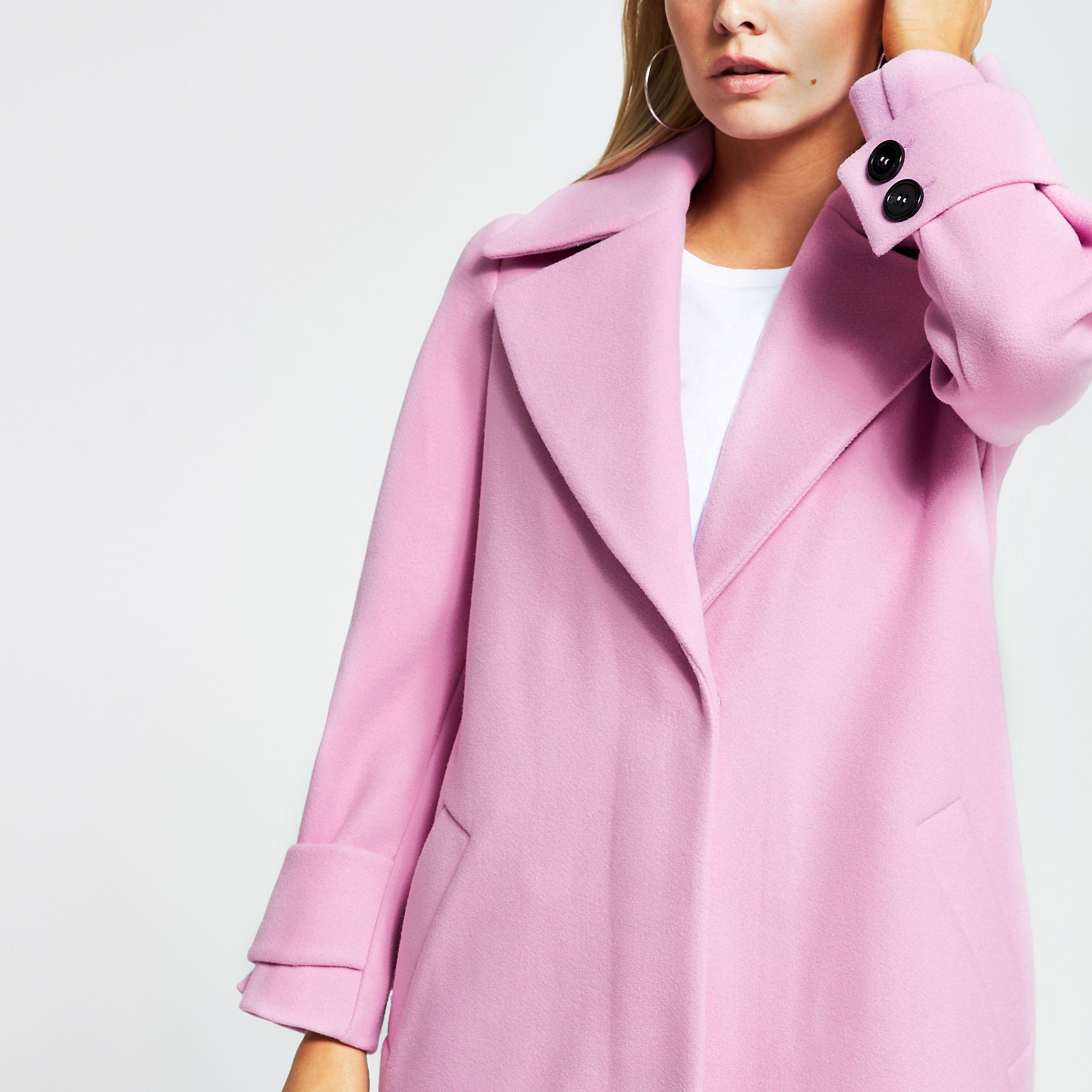 petite pink coat