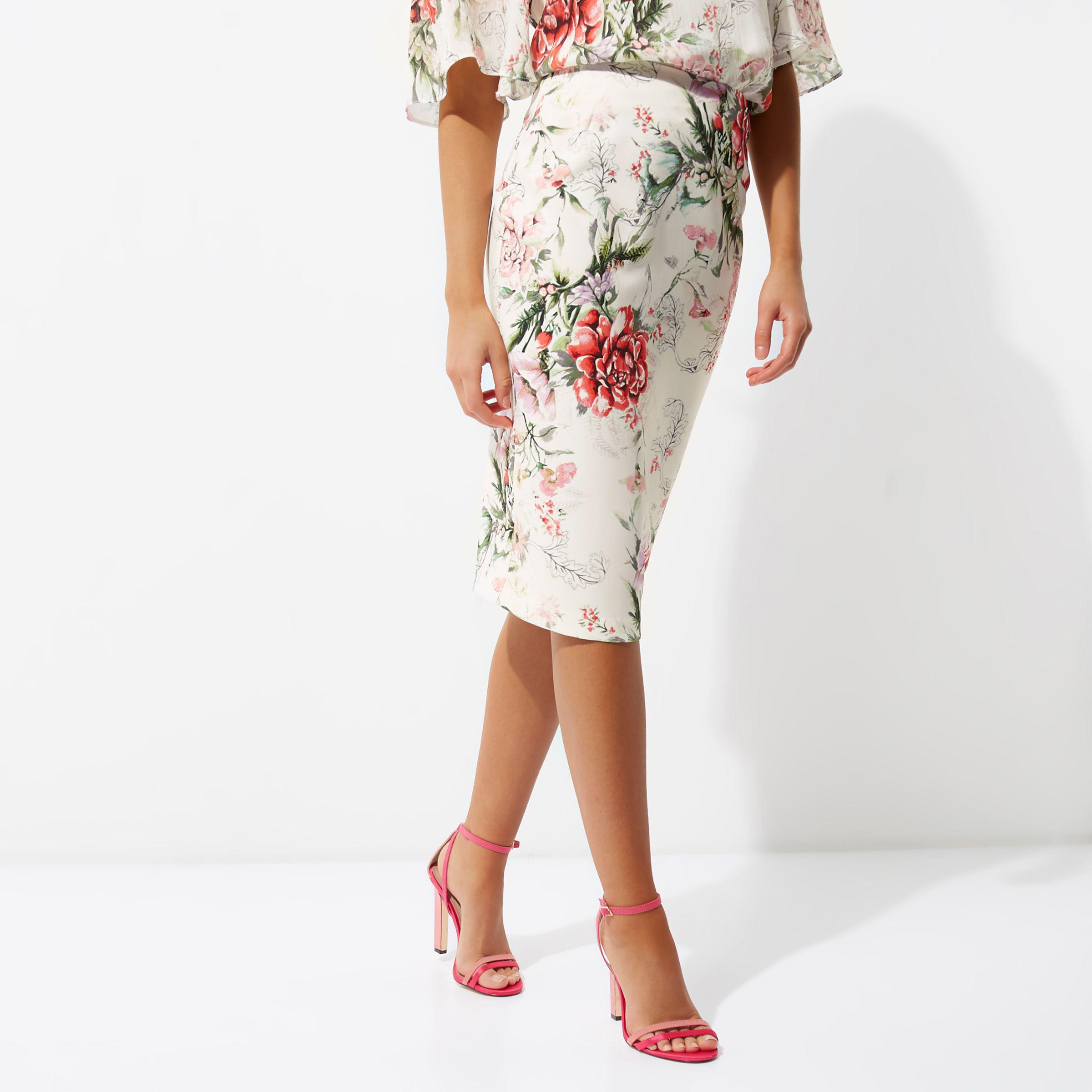 high waisted mini skirt with blouse