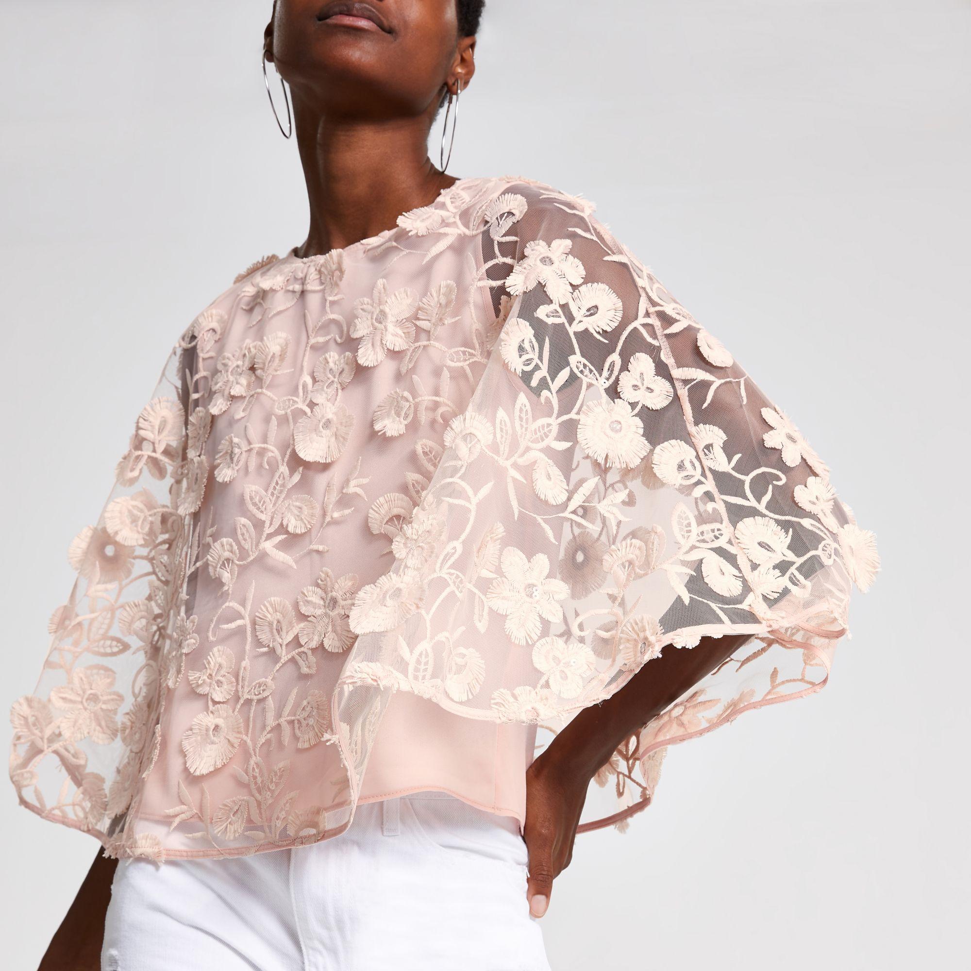 river island pink floral