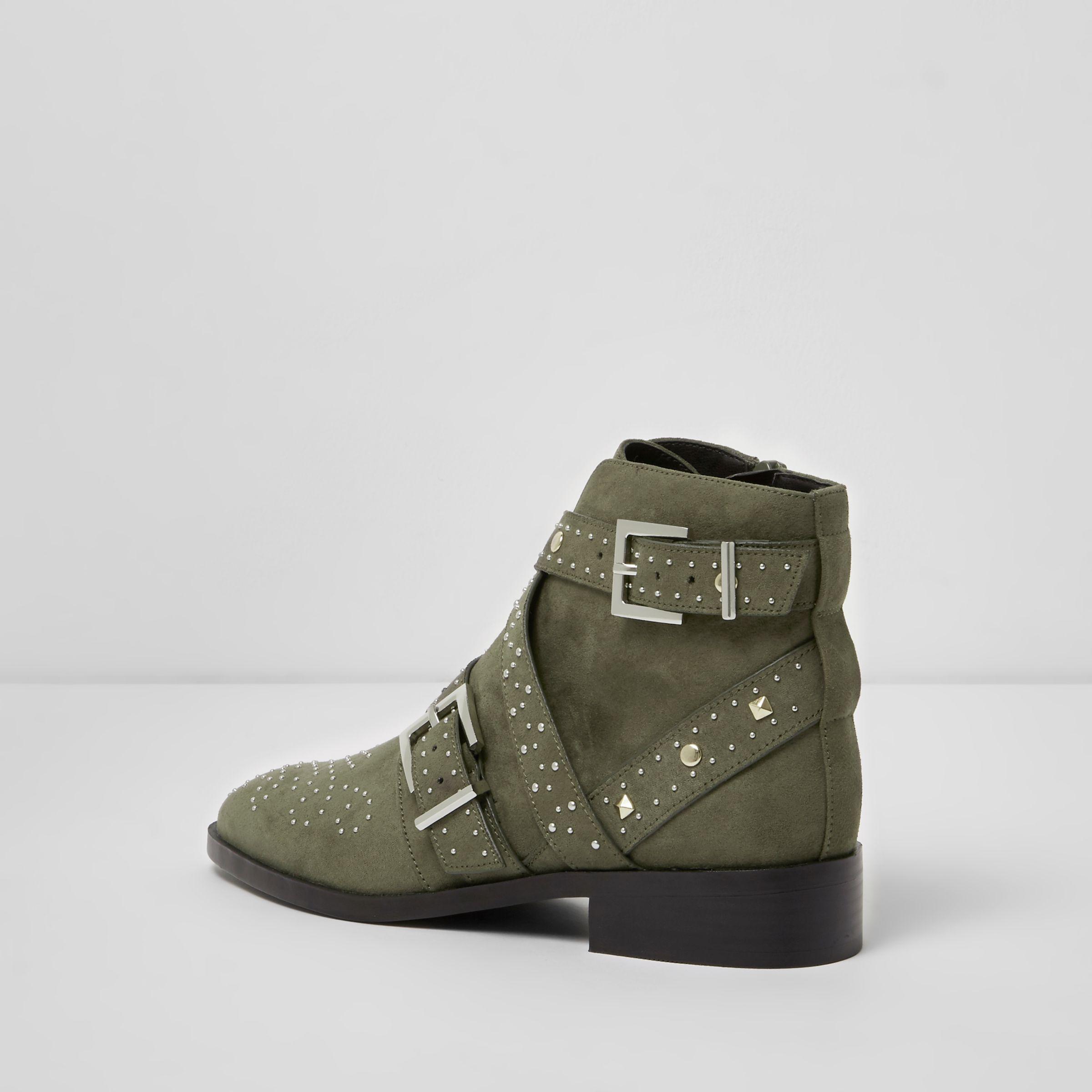 river island studded boots
