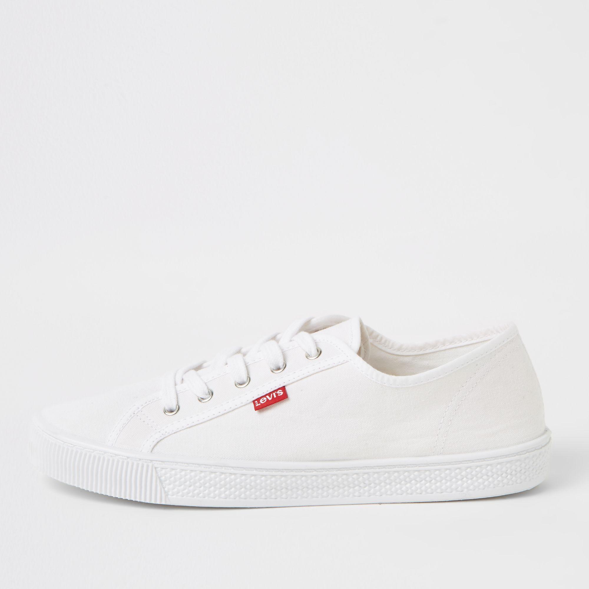 levis trainers white
