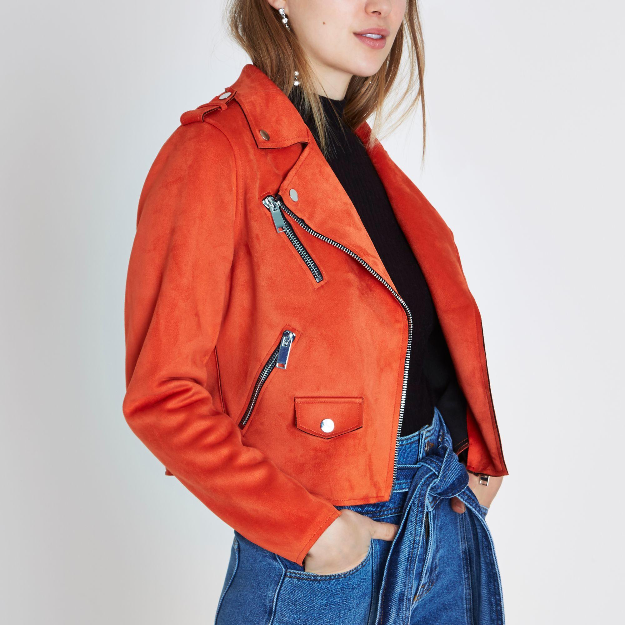 river island suede jacket