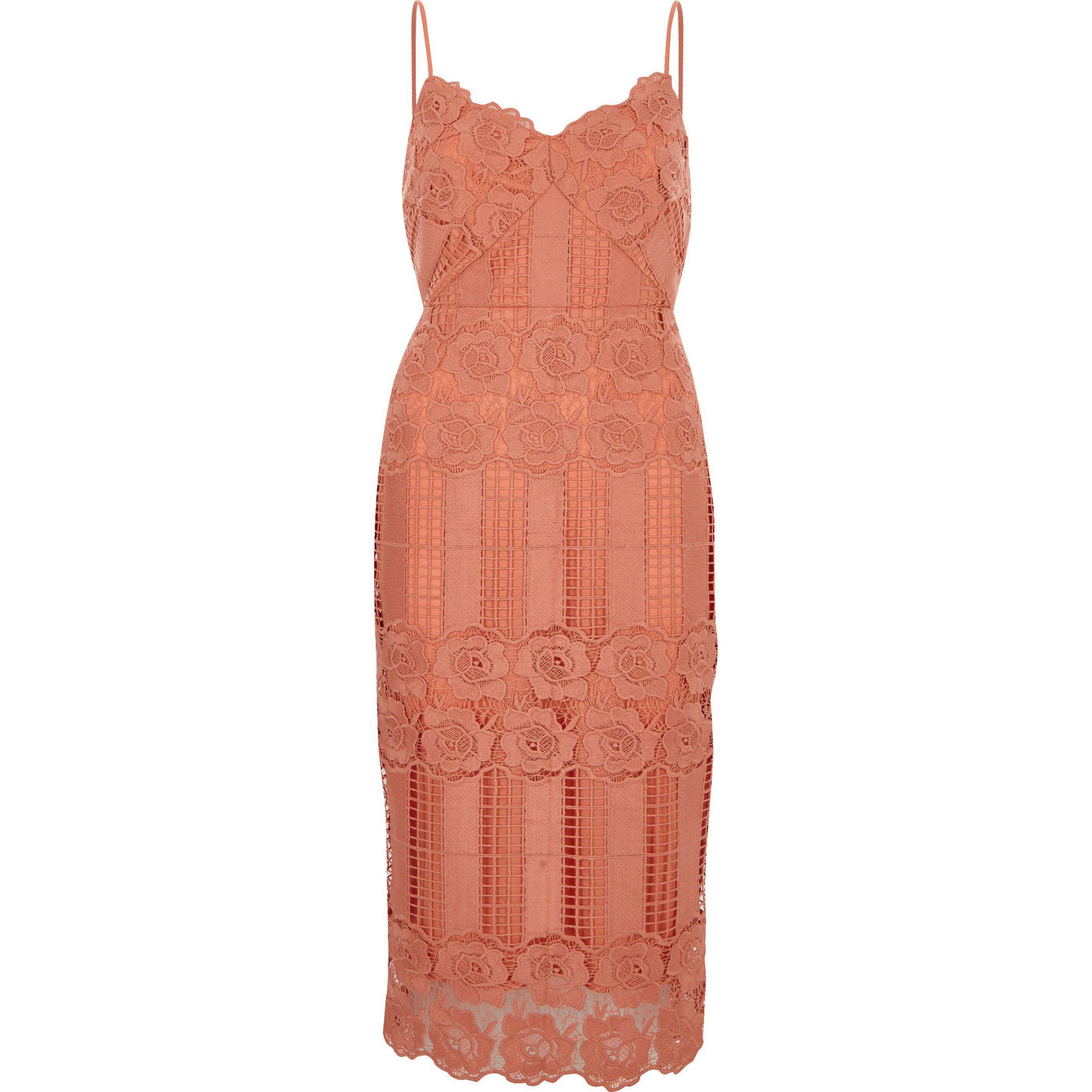 river island pink bodycon dress