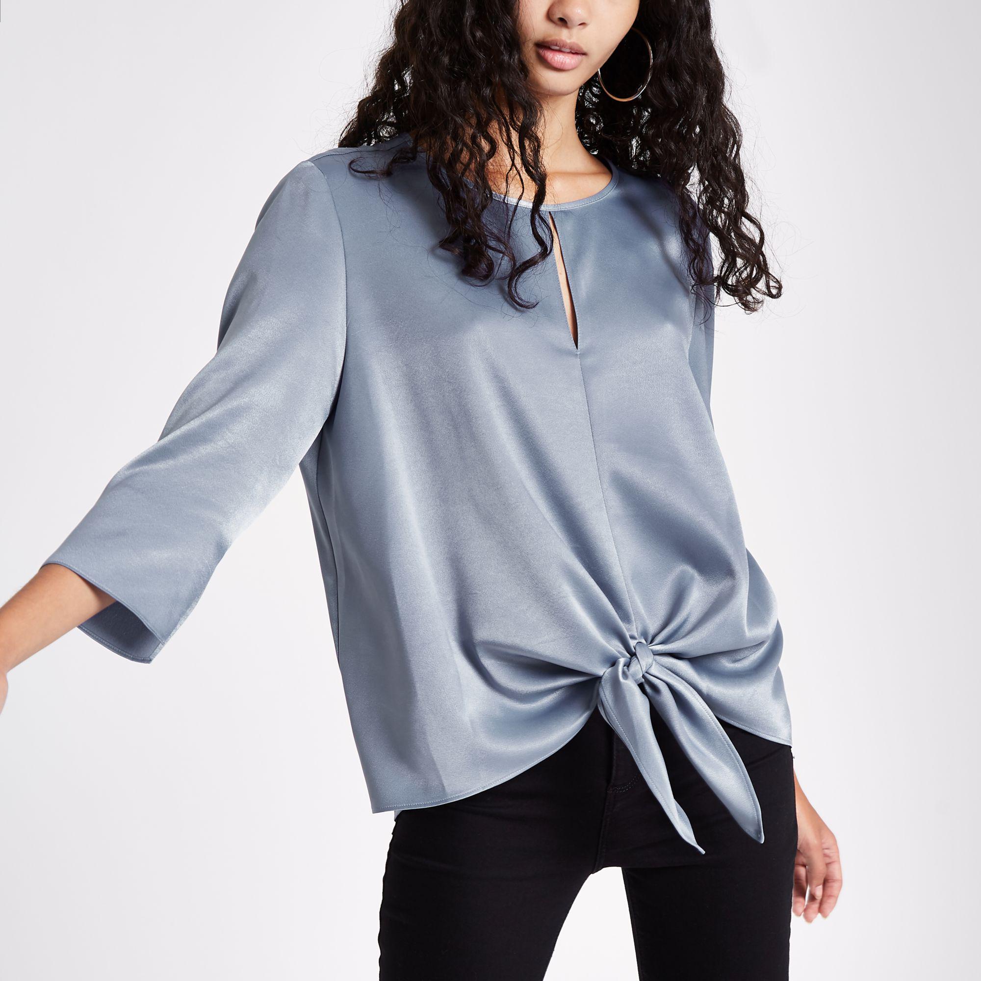 river island satin top