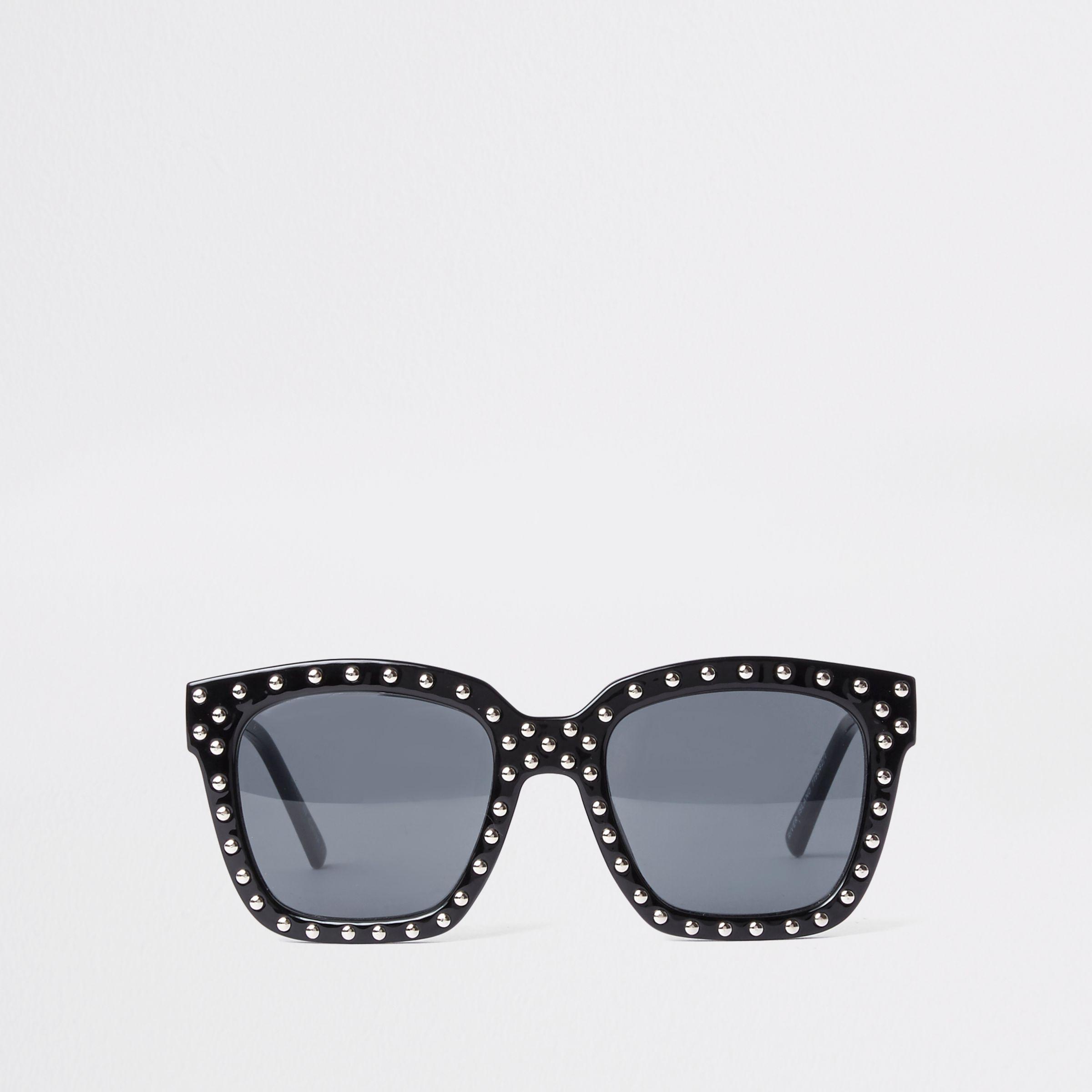 river island black sunglasses