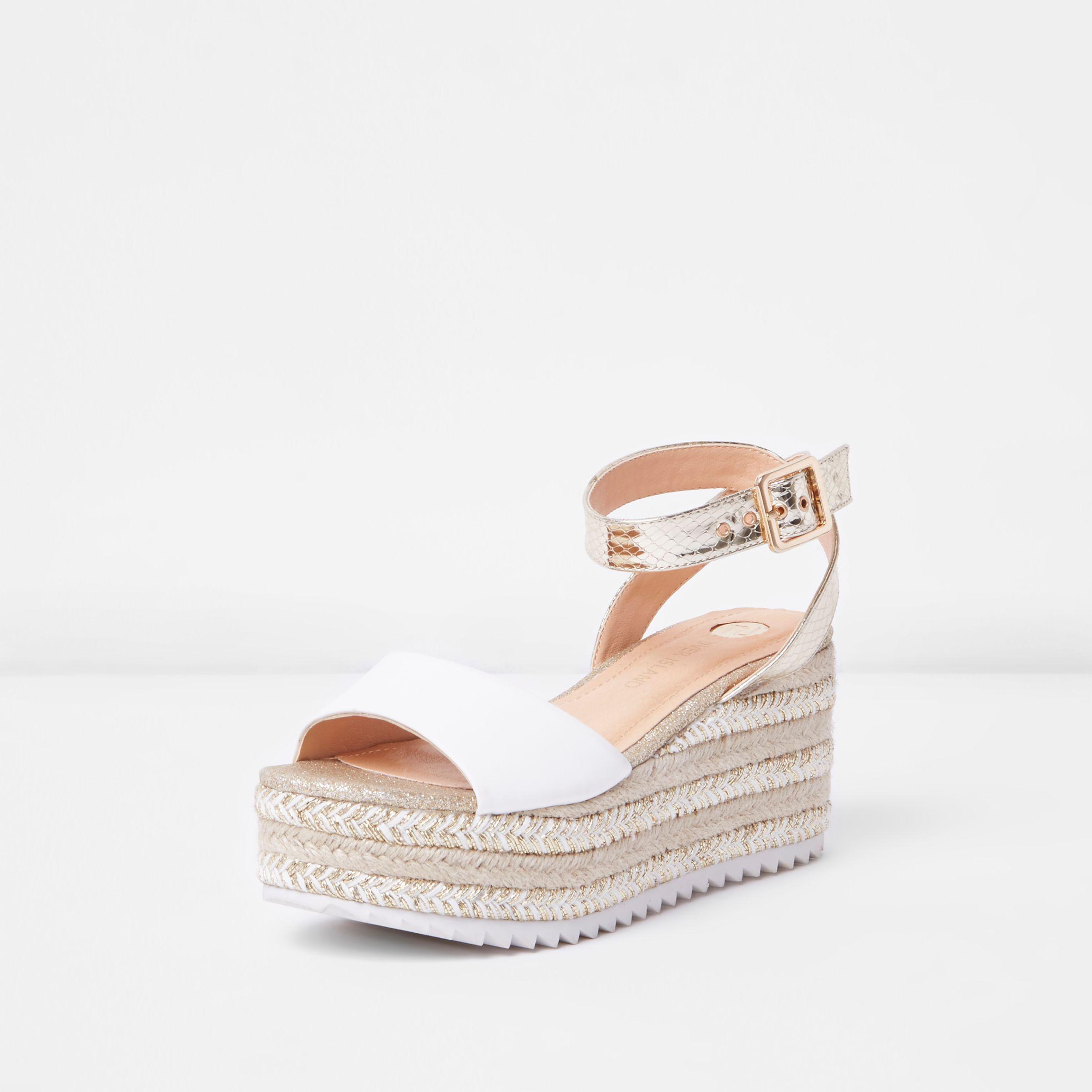 river island flatform espadrilles