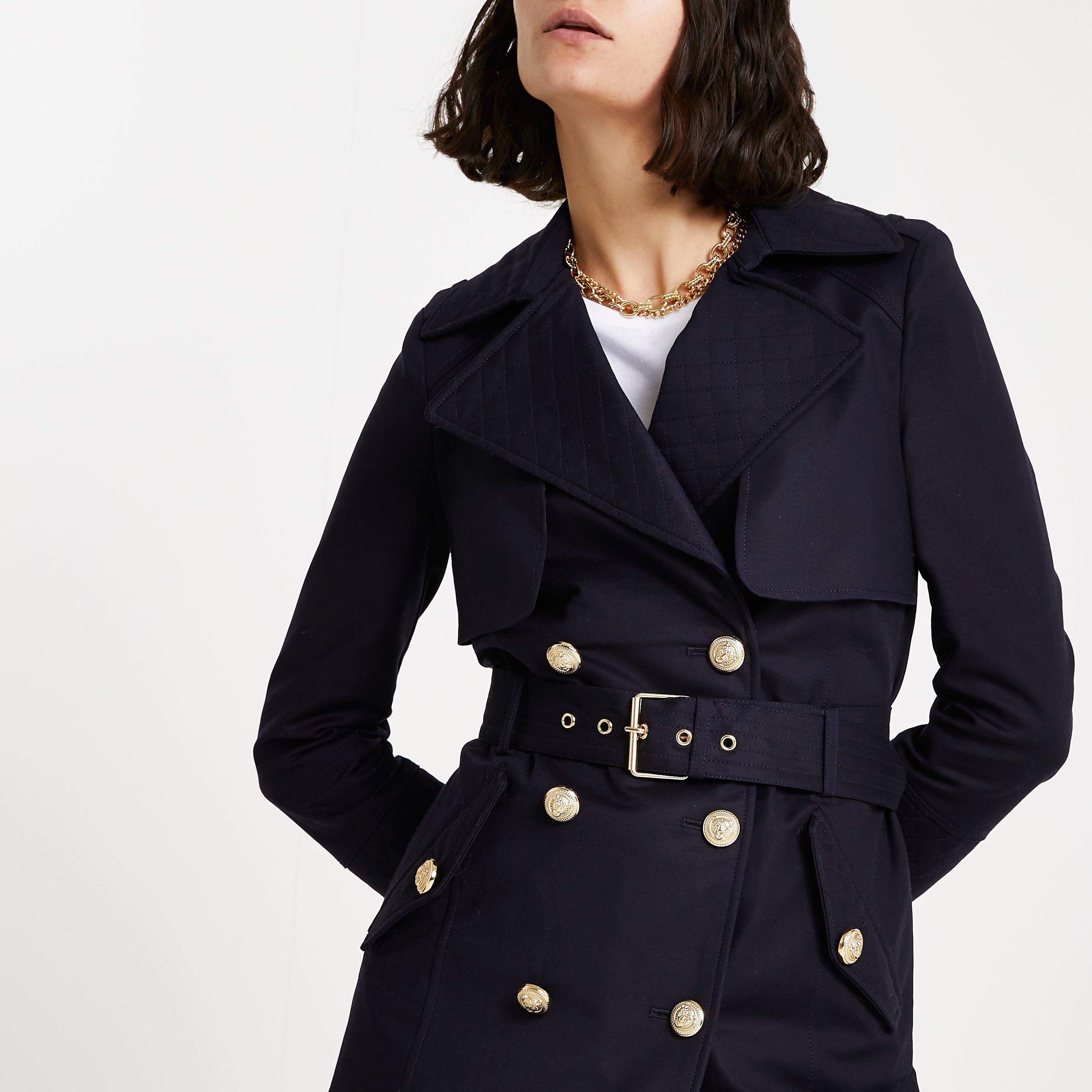 navy river island coat