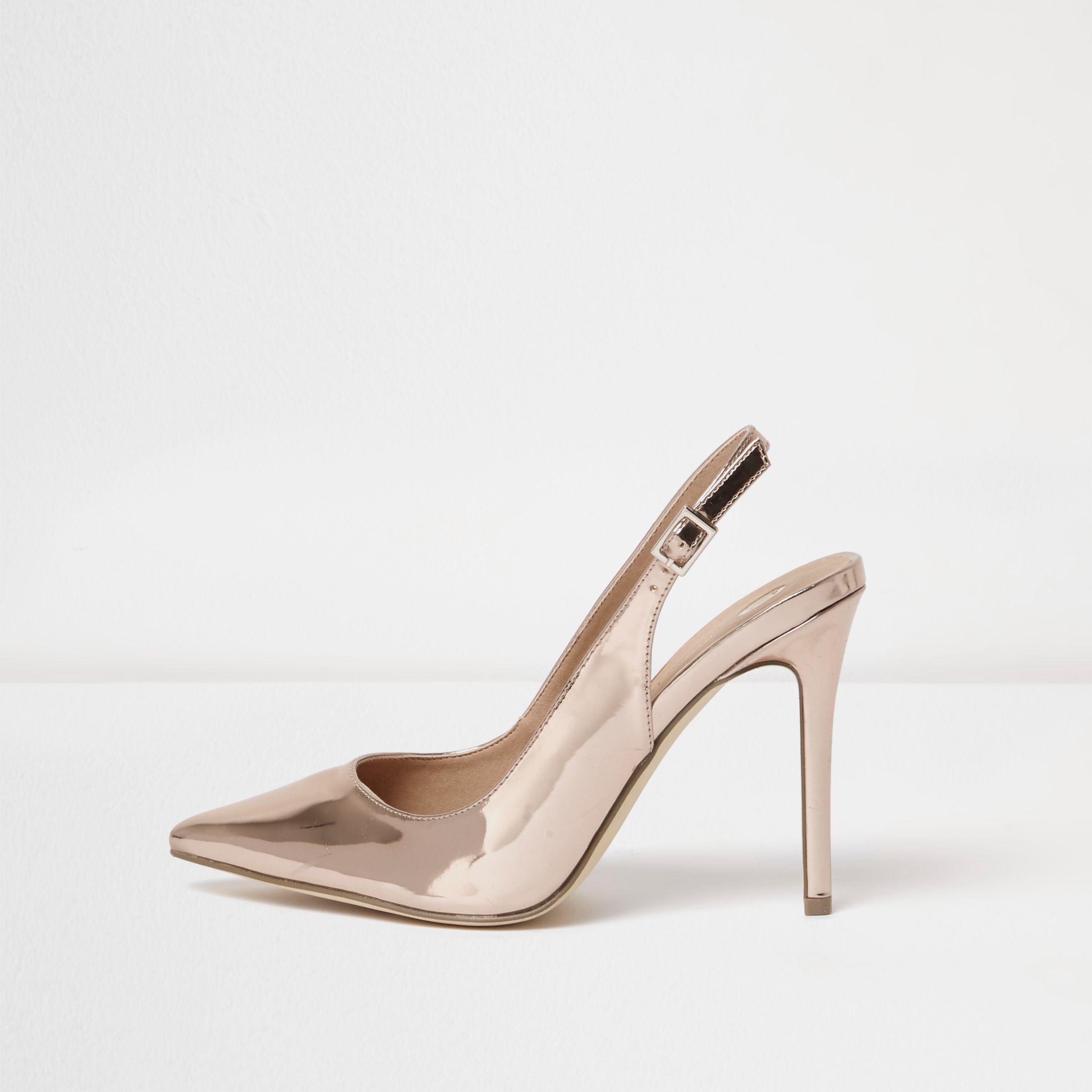 Rose gold hotsell shoes river island