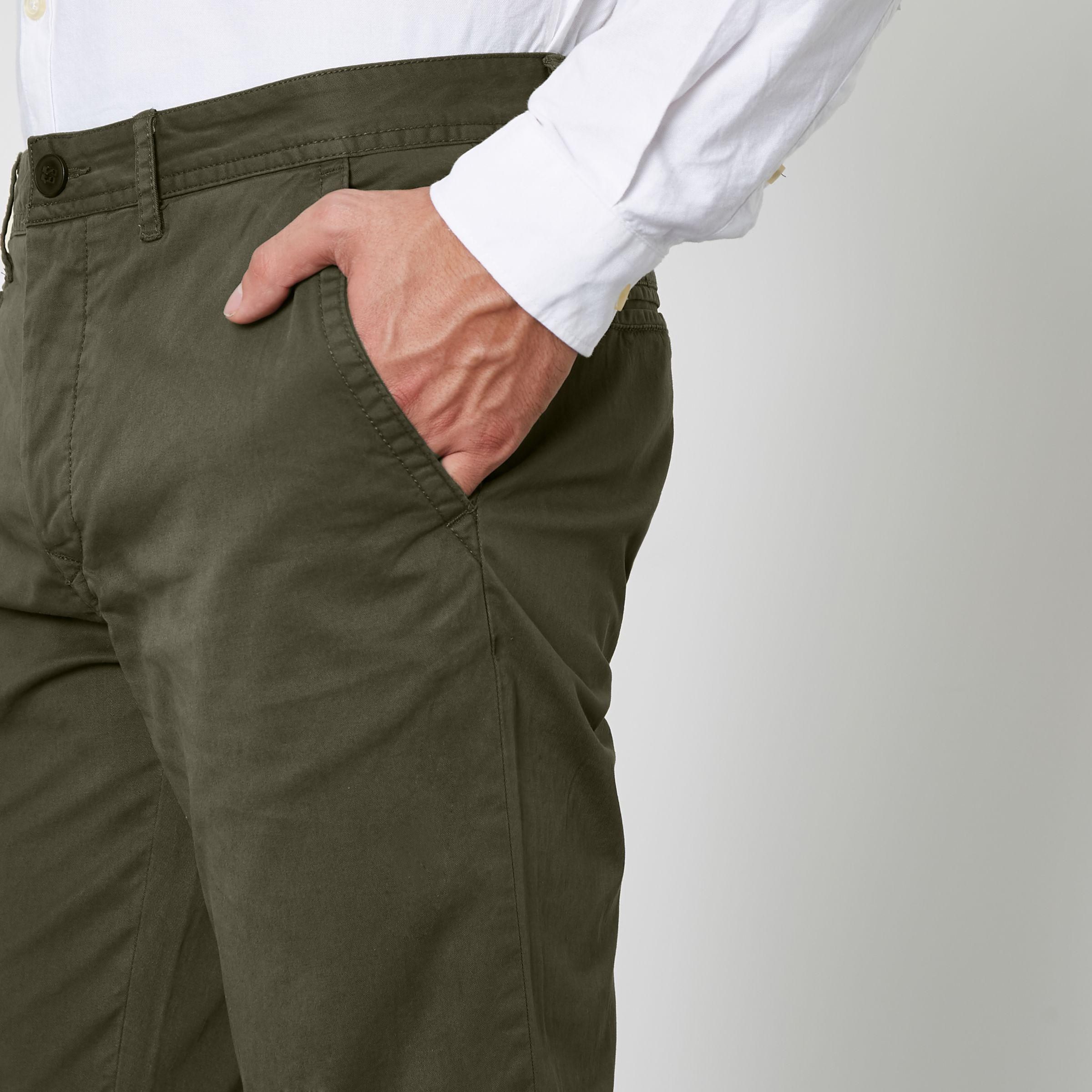 River Island Dark Super Skinny Chino Trousers in Green for Men | Lyst