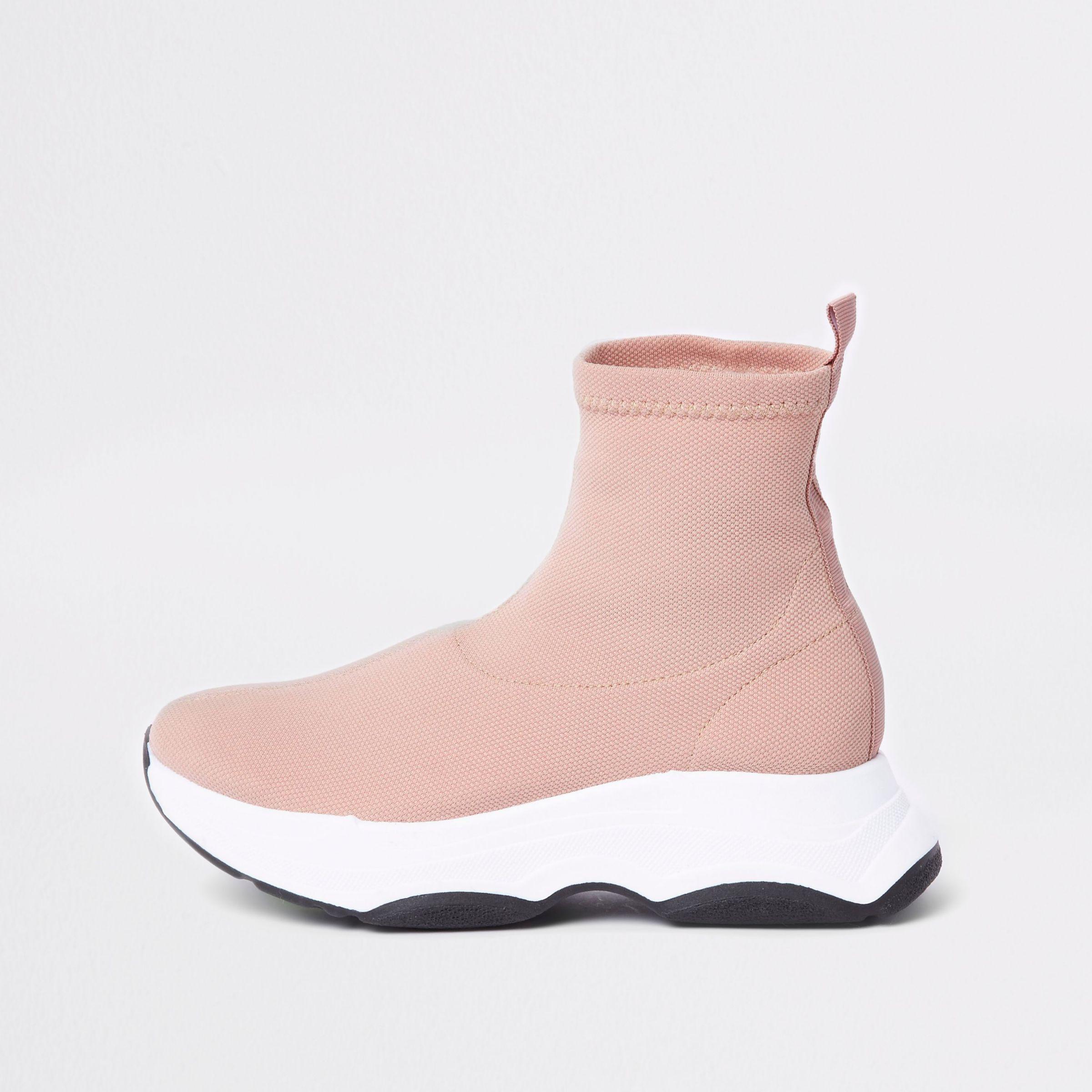 river island pink trainers