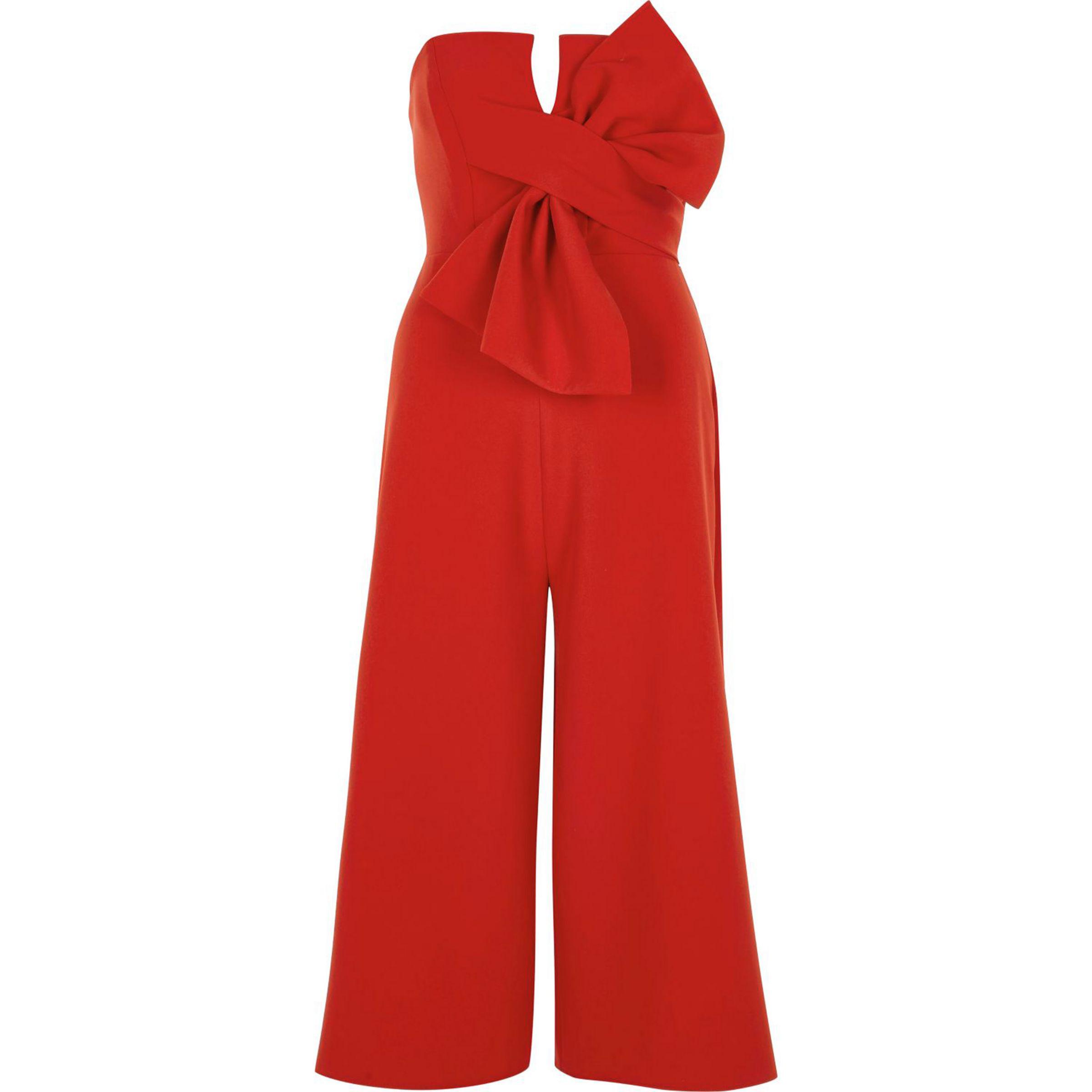 red bow jumpsuit