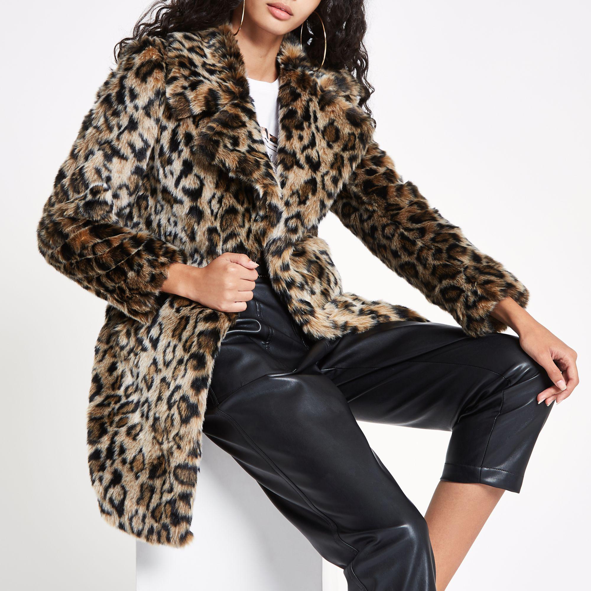 river island leopard jacket