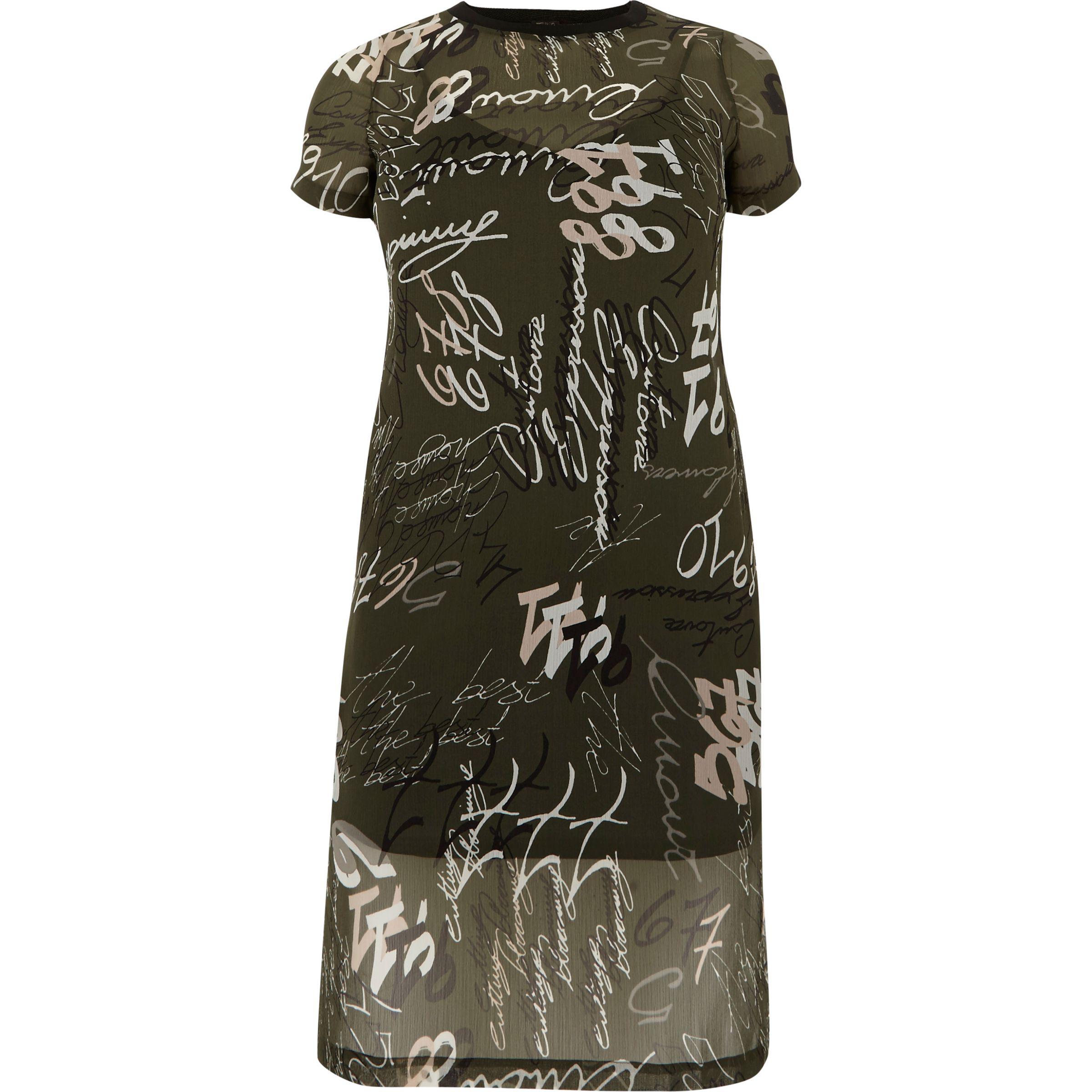 river island t shirt dress