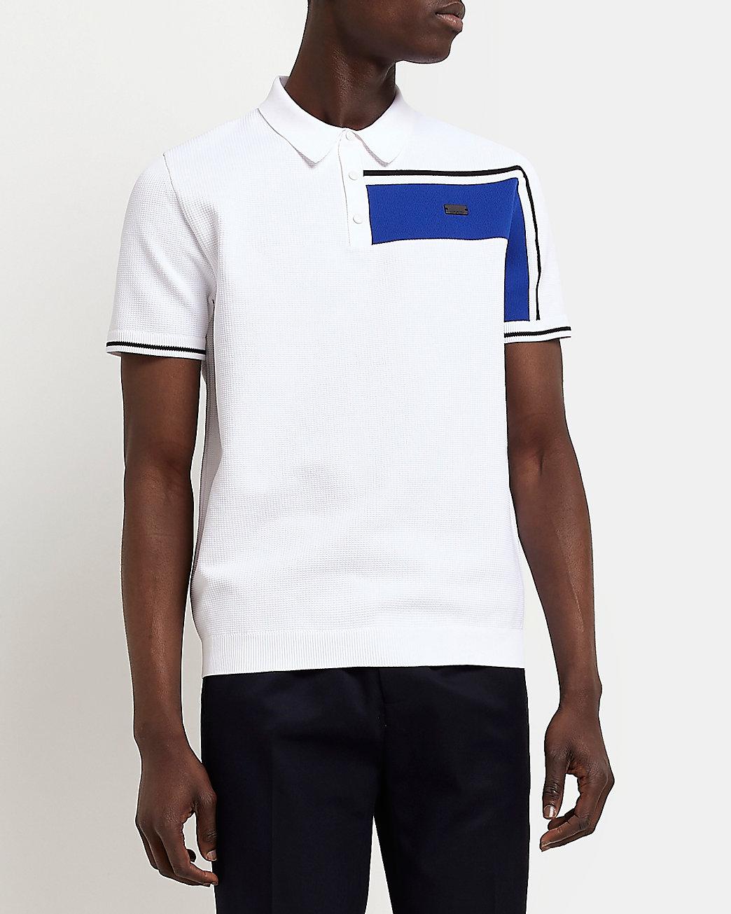 River Island White Slim Fit Colour 