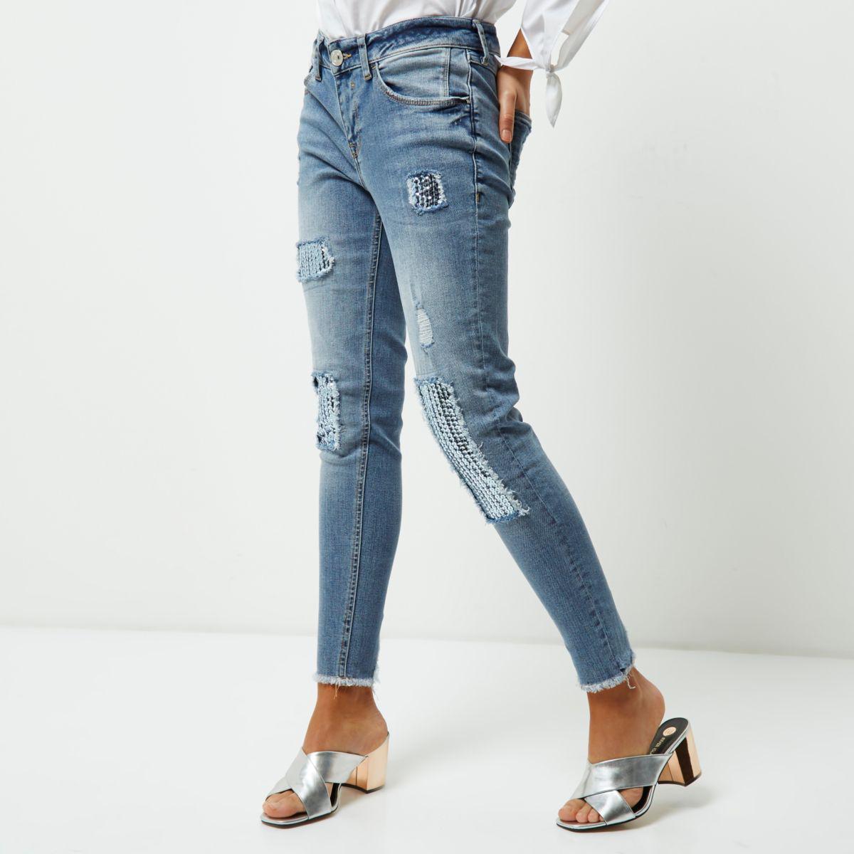 sequin jeans river island