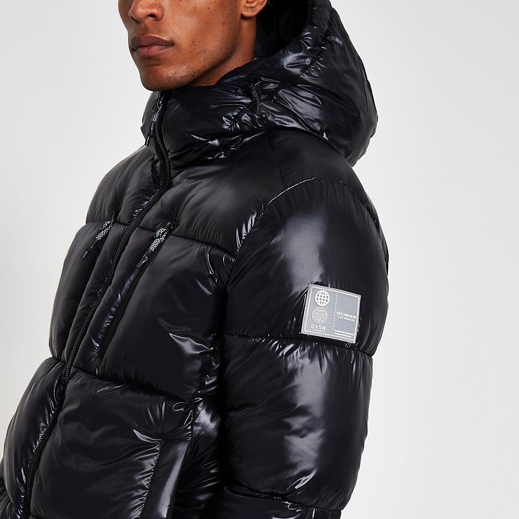 double zip puffer jacket