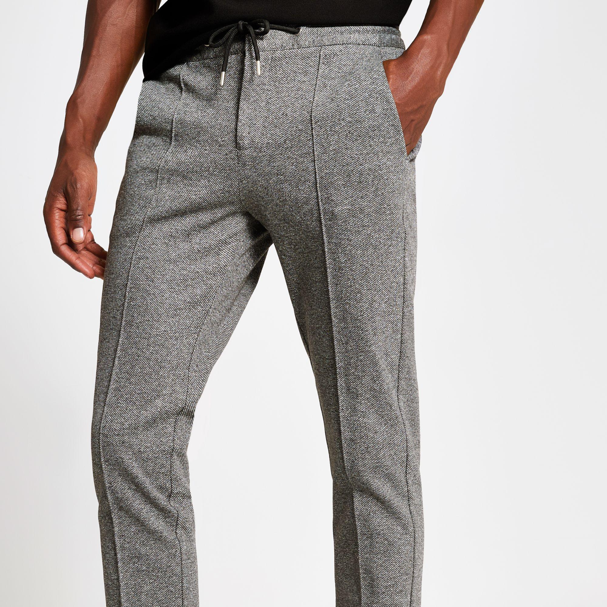 dark grey skinny joggers