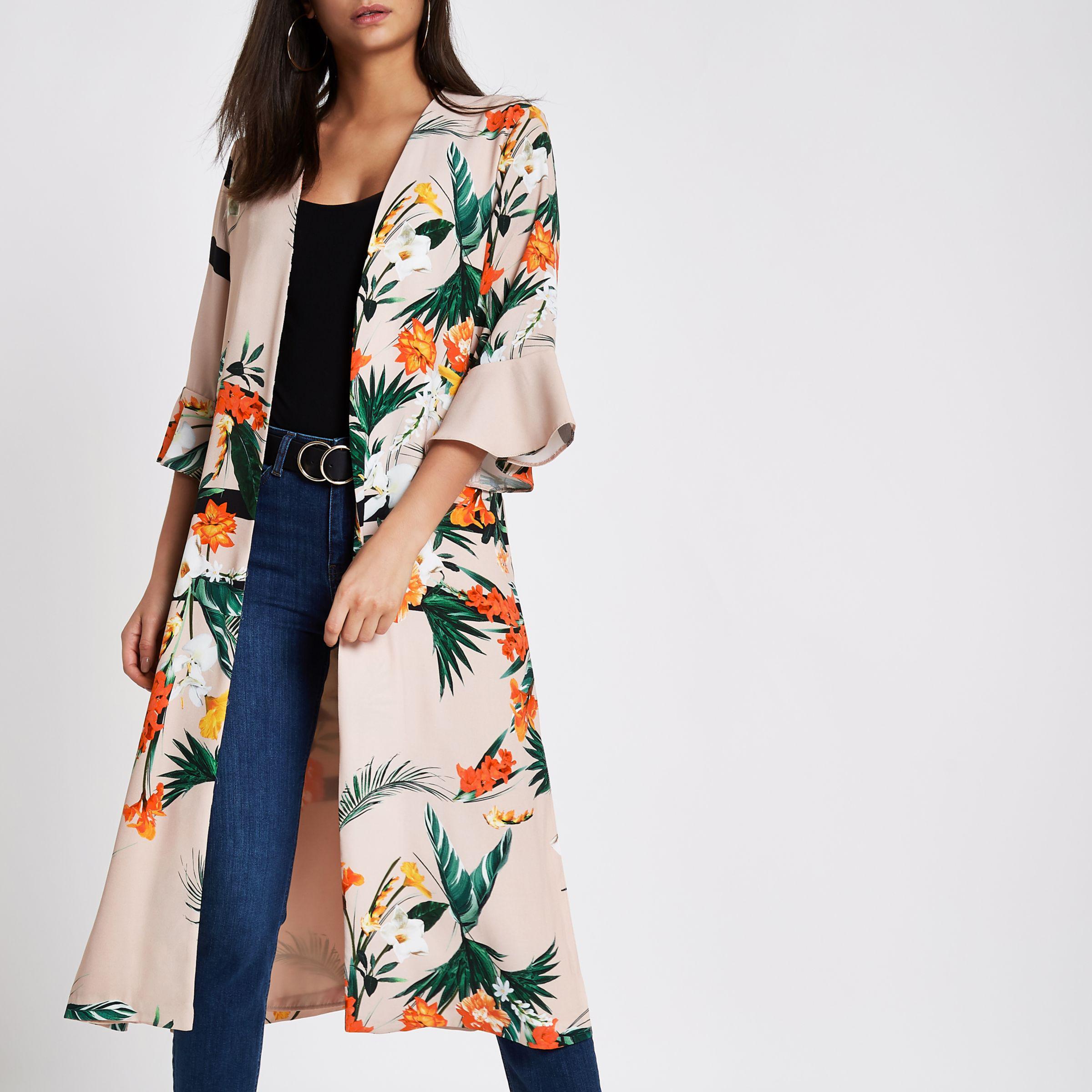 light pink duster coat