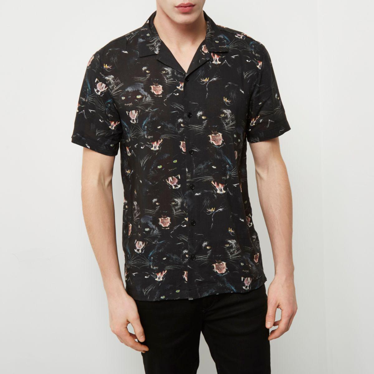 jaguar print shirt