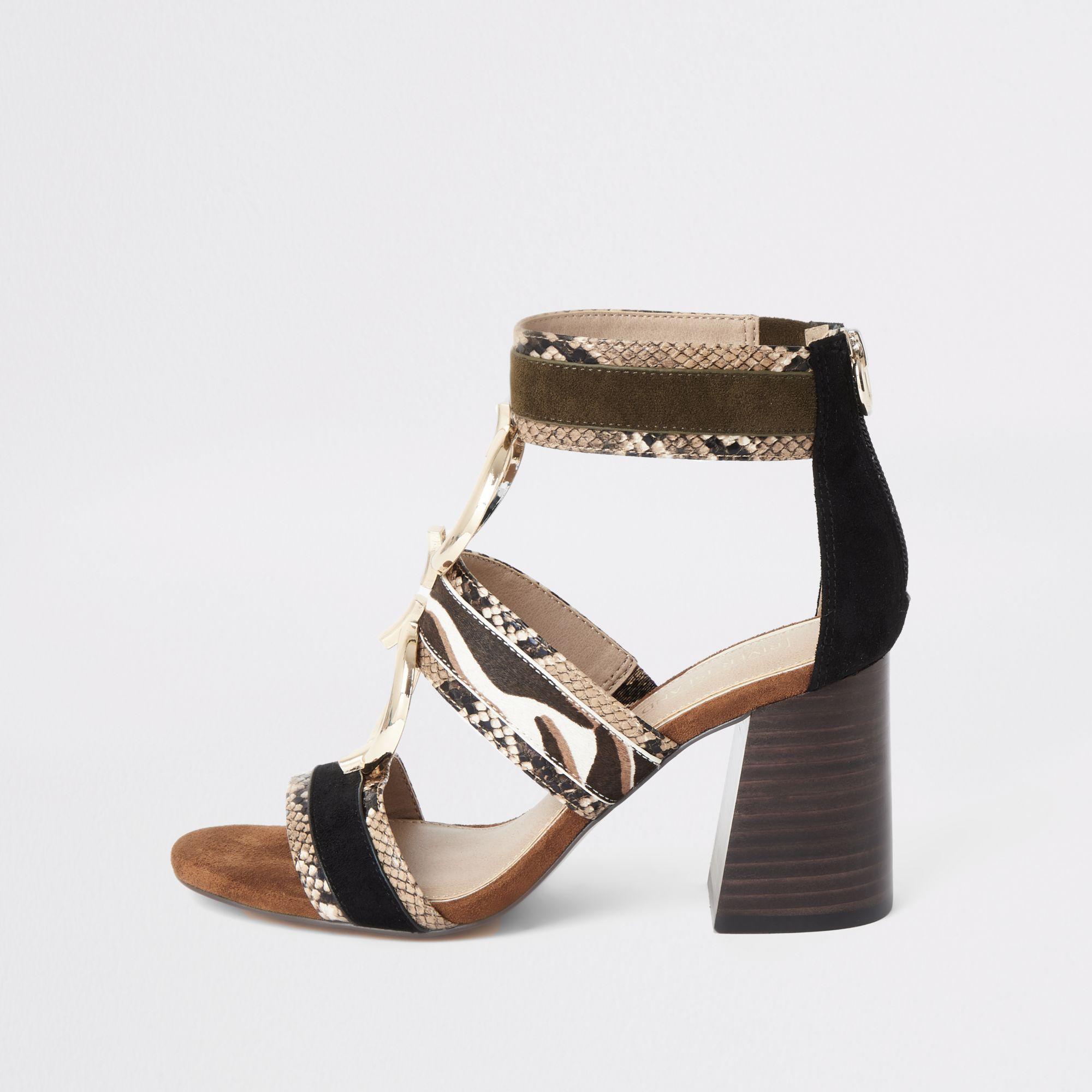 river island toe post sandals