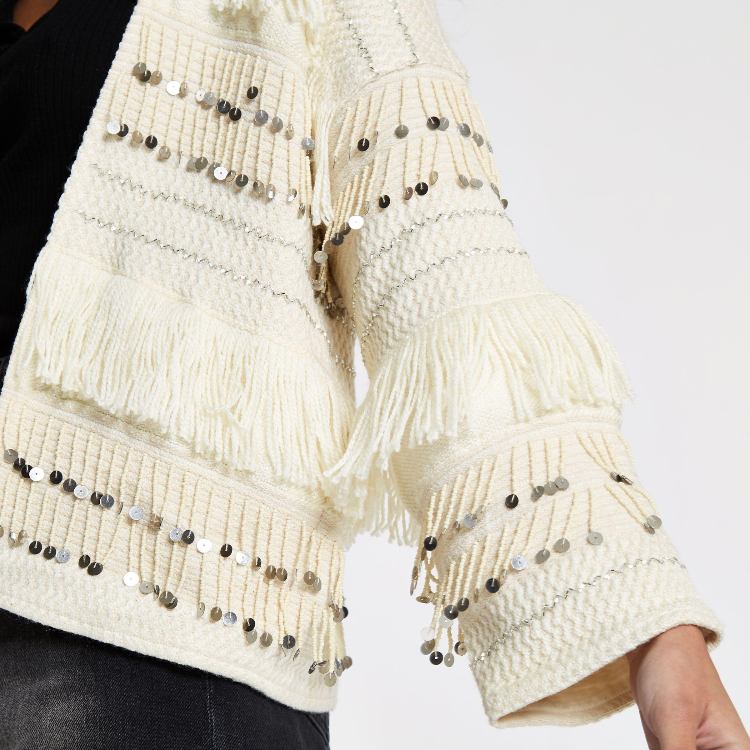 river island glitter jacket