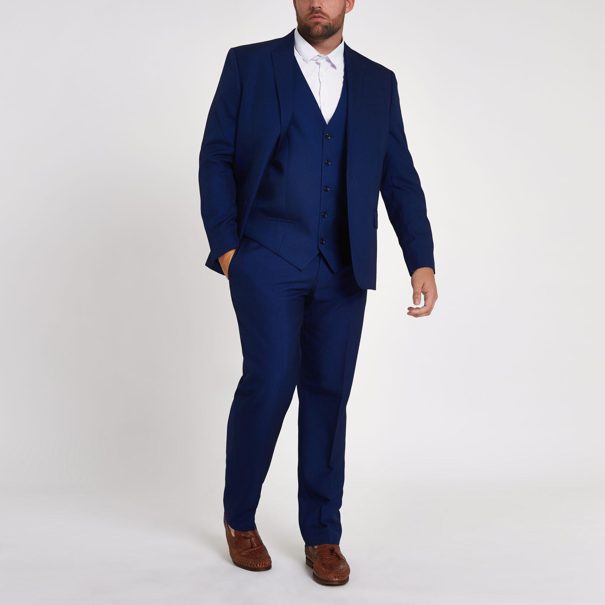 slim fit suits for big guys