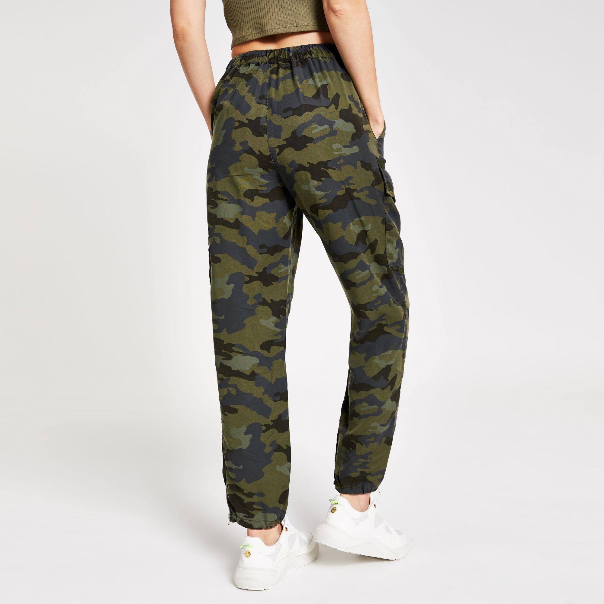 River Island Camo Print Utility 