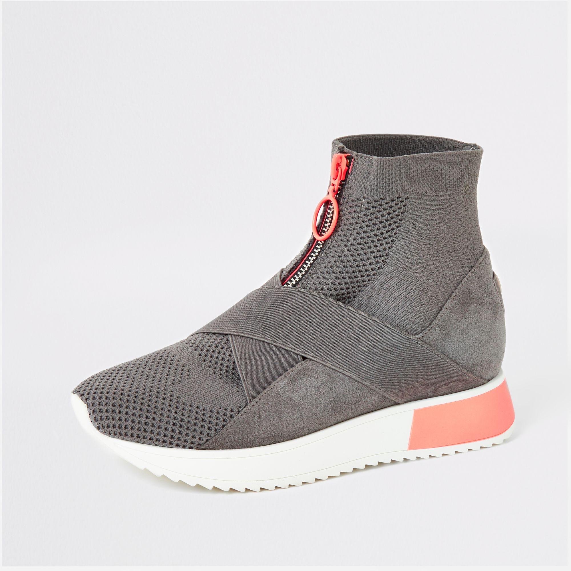 hi top sock trainers