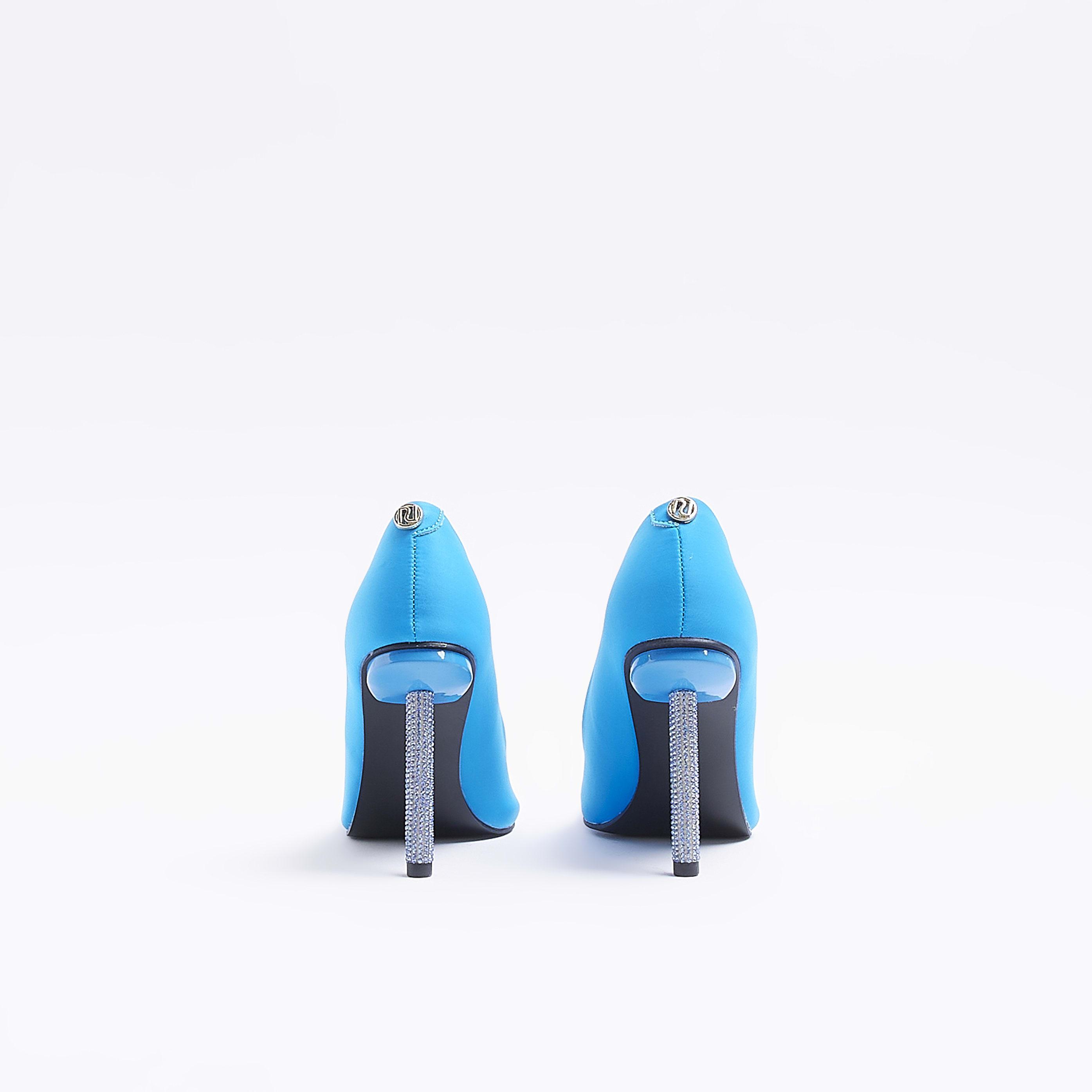 Blu Pandora 2.0 - Ice Blue Pointed Stilettos – Papa Don't Preach