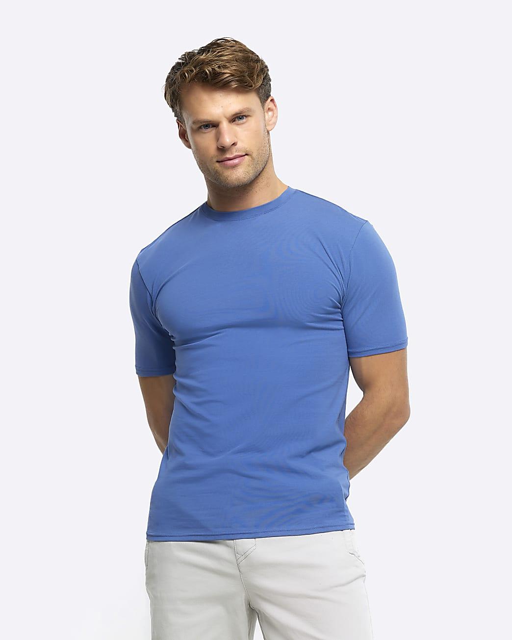 river island muscle t shirts