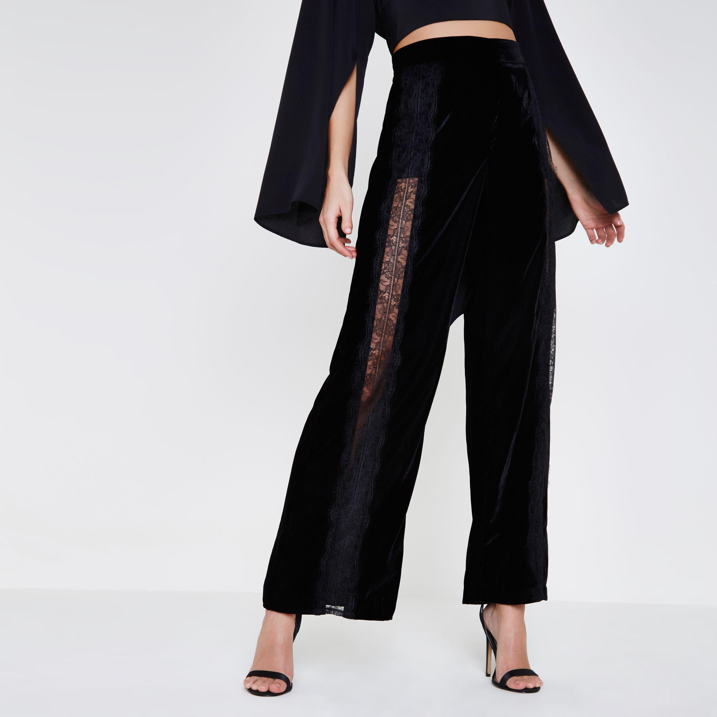 river island velvet trousers