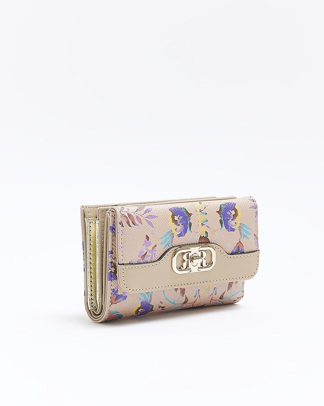 River island beige purse hotsell
