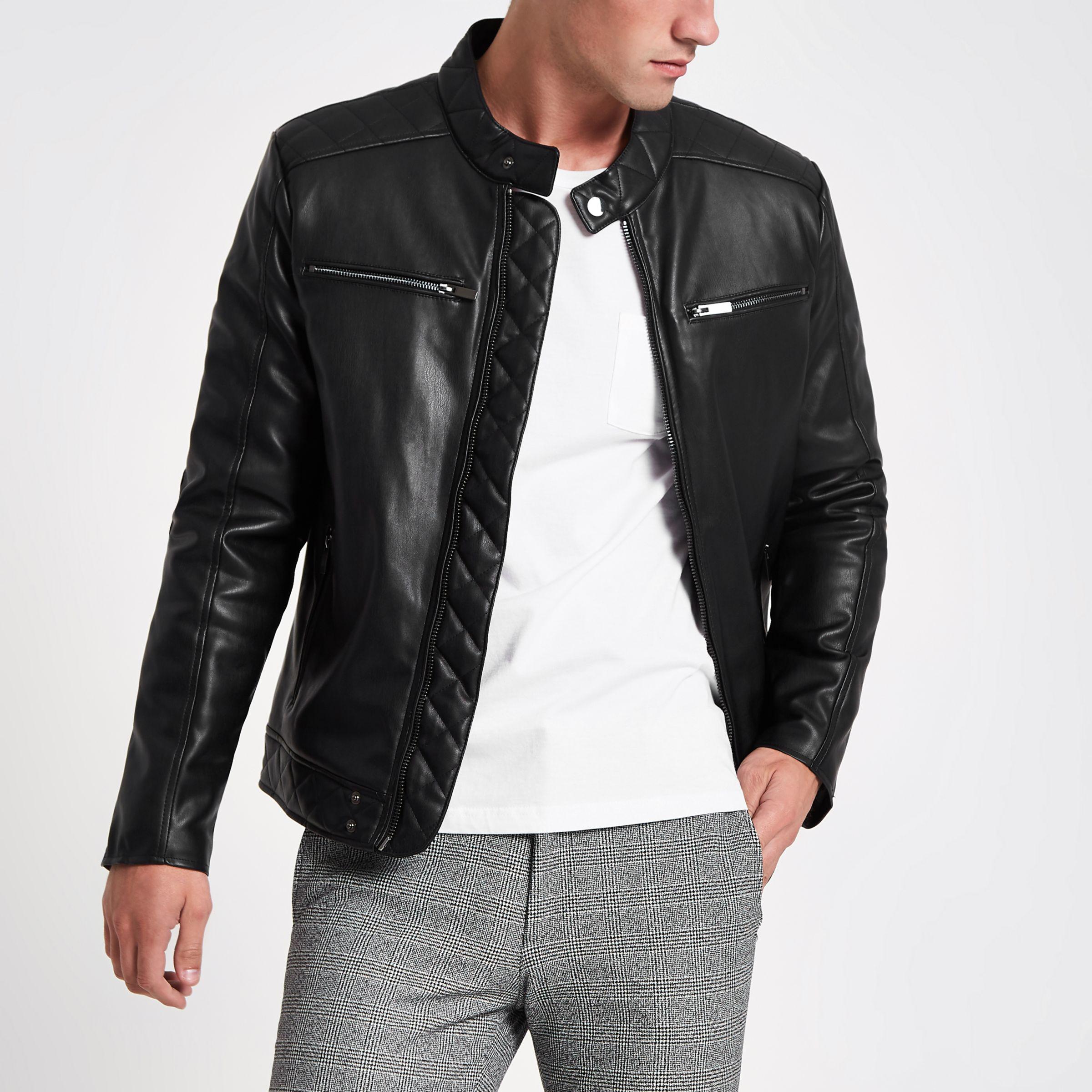 racer neck jacket