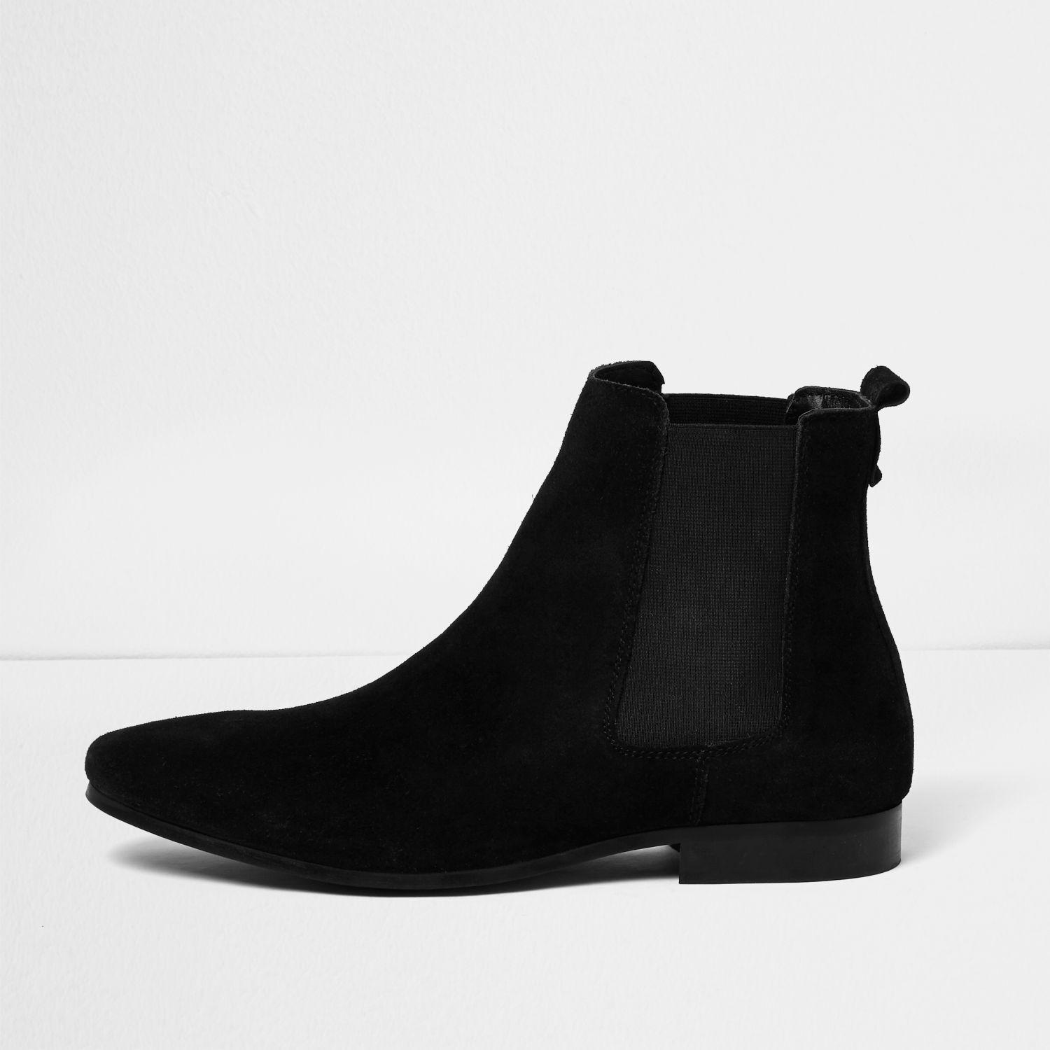 tall black chelsea boots