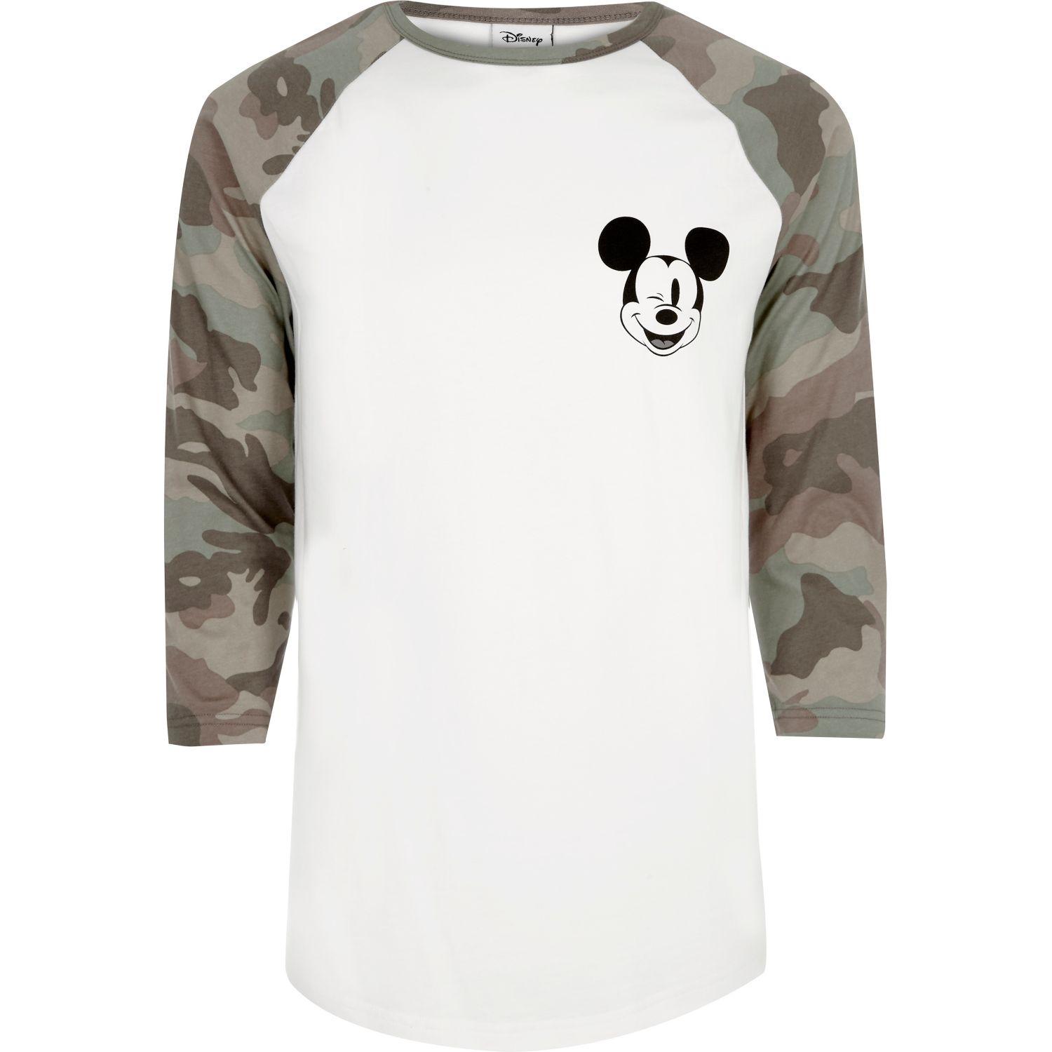 camo mickey mouse shirt