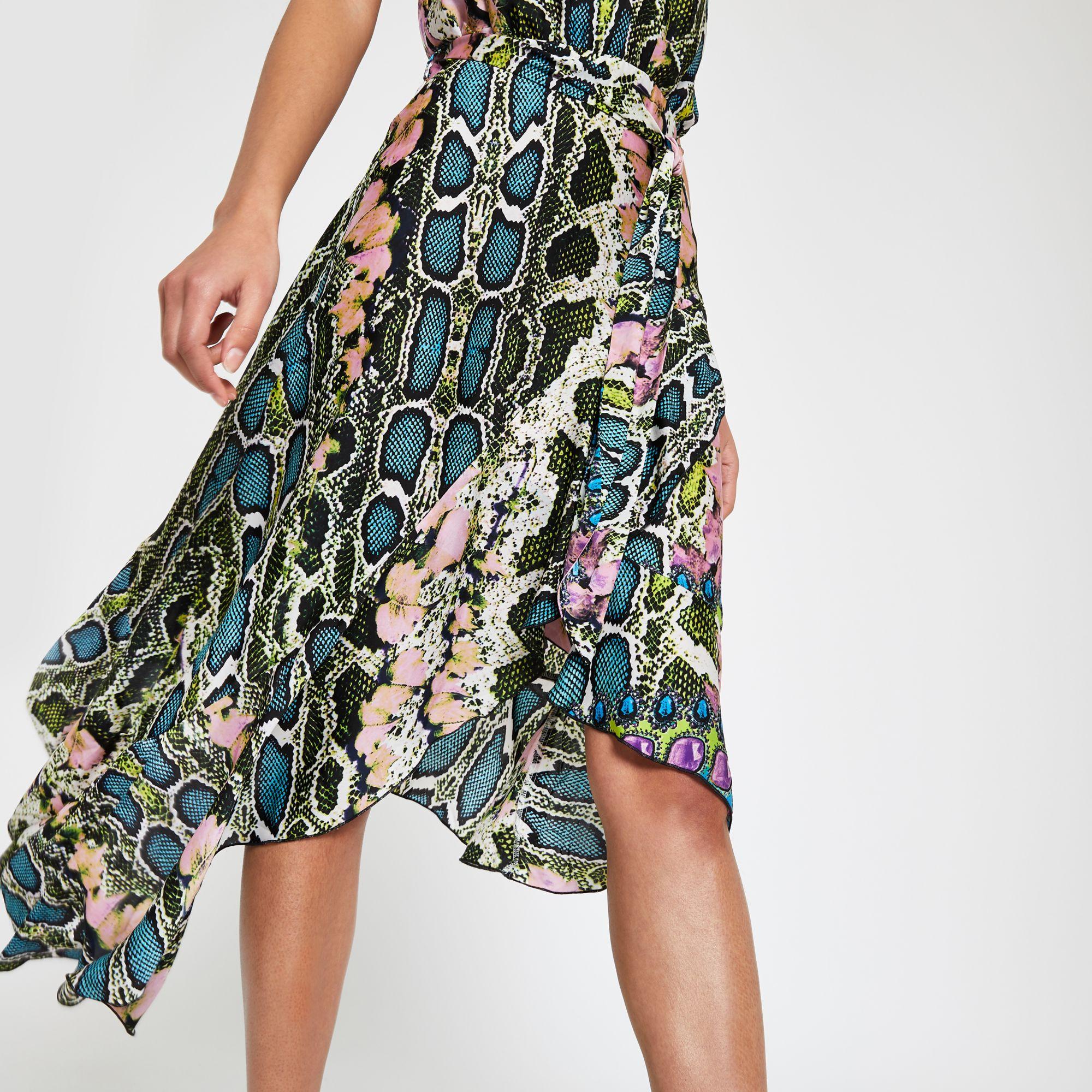 forever unique green snake dress