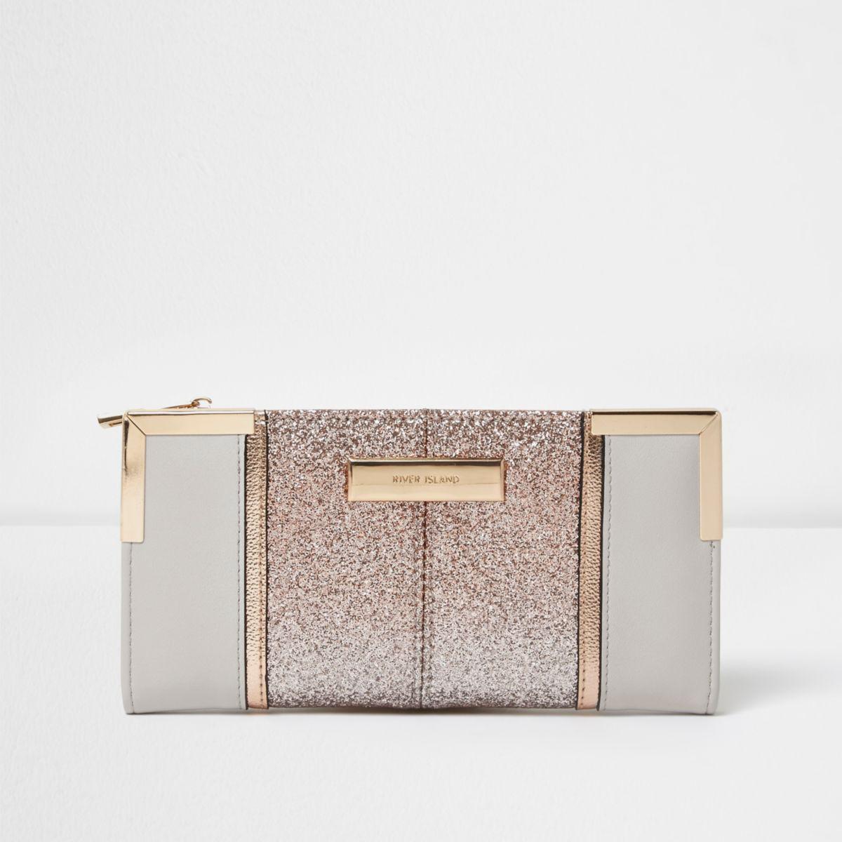 river island purse grey
