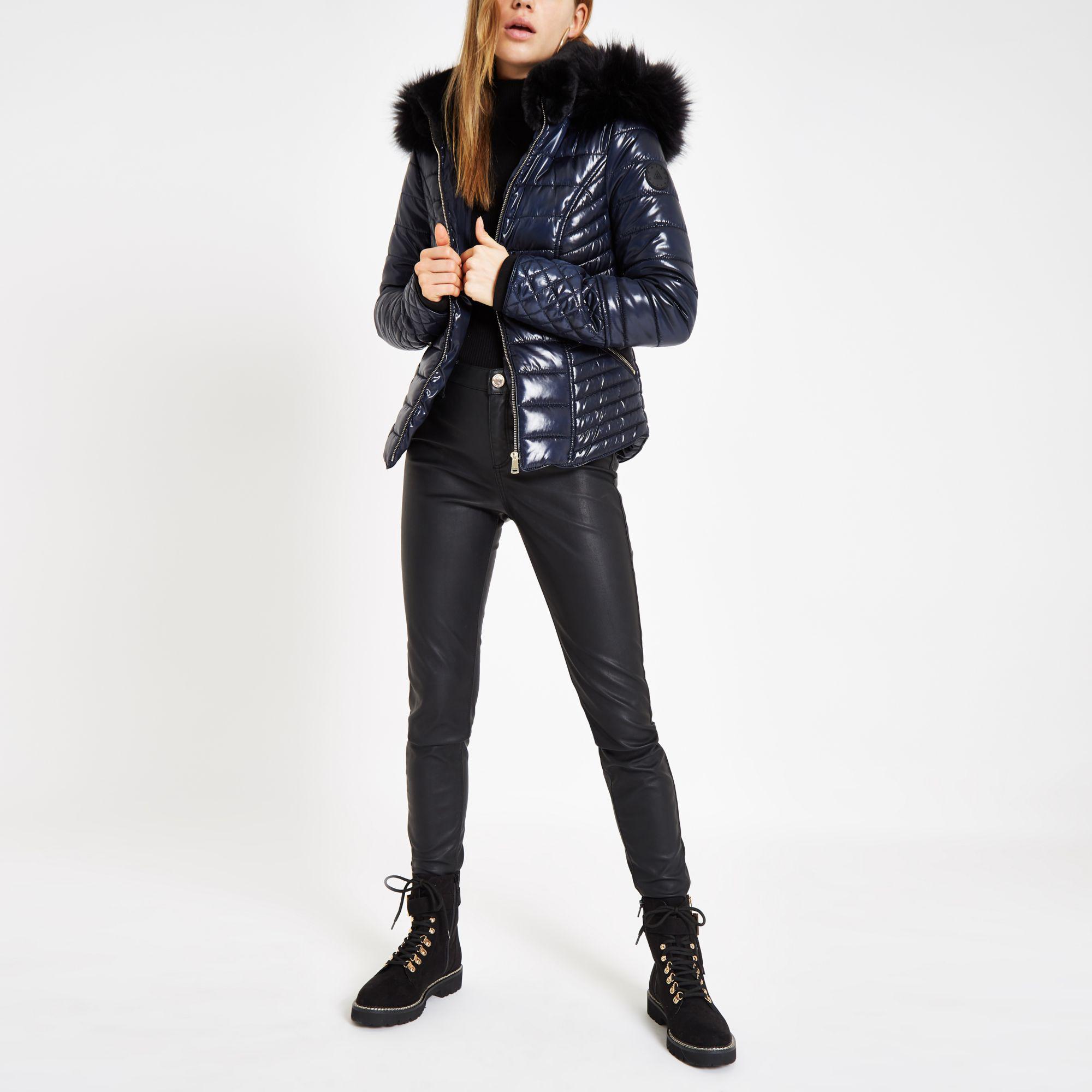 river island high shine jacket