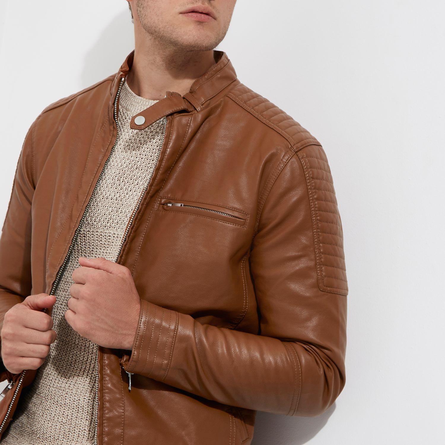 river island racer jacket