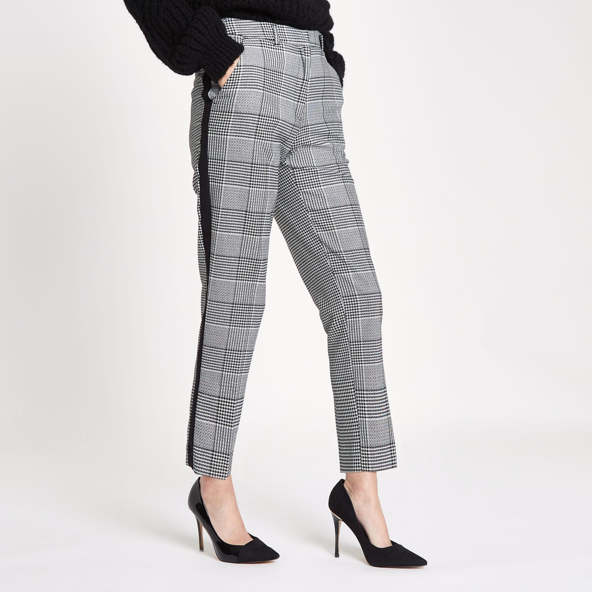 Straight Leg Side Stripe Trousers | Lyst