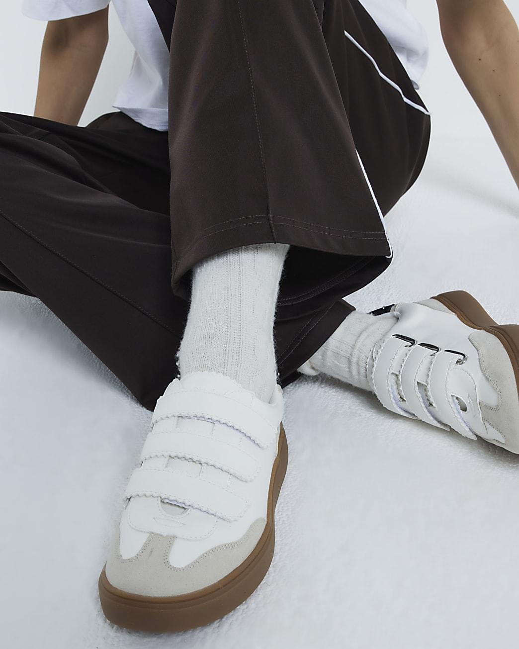 Black velcro trainers womens hot sale