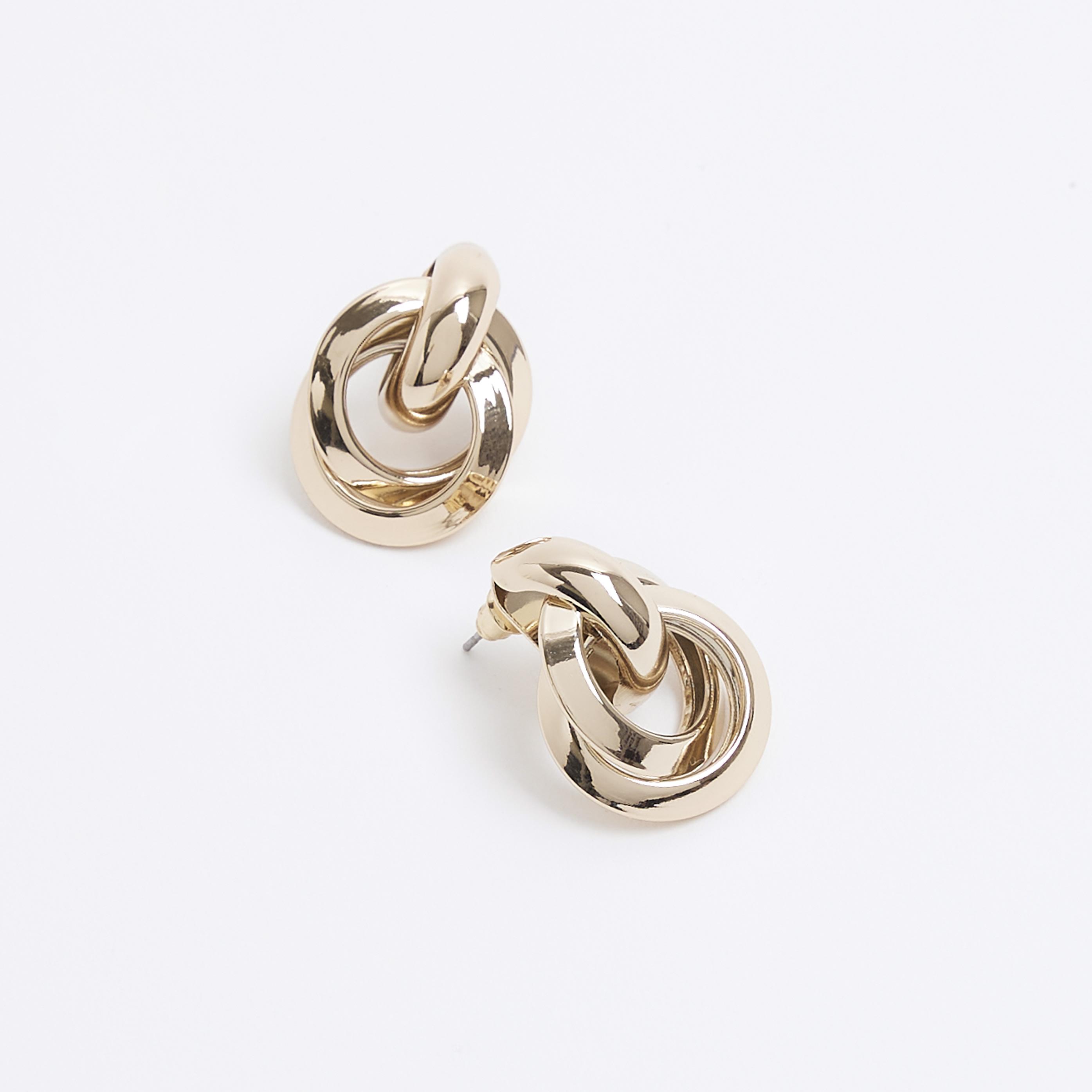 River island clip on earrings hot sale