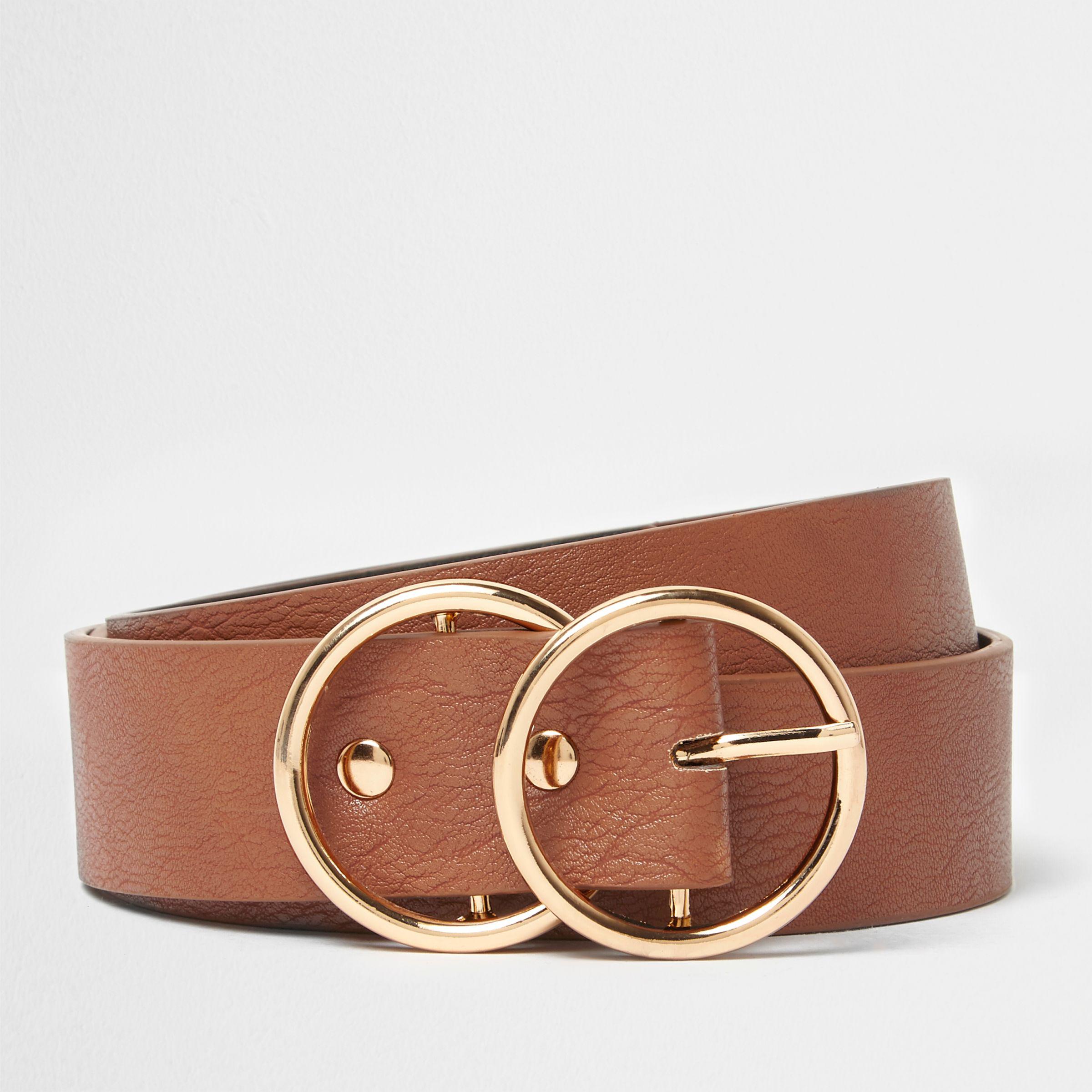 River island brown belt Clearance