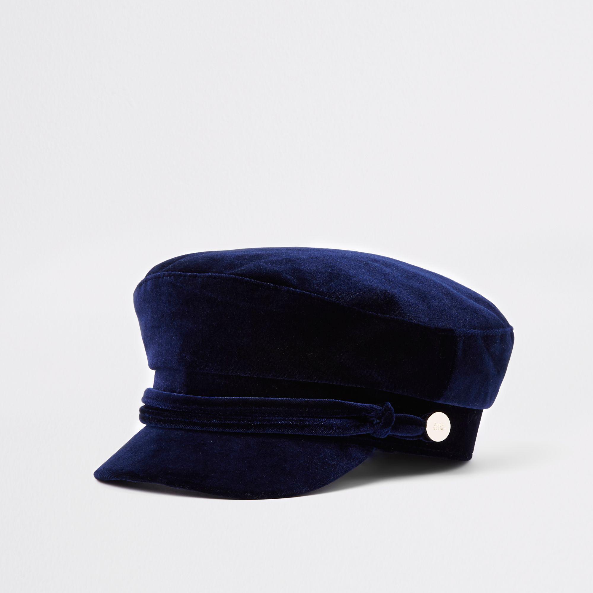 Navy blue baker boy hat Clearance