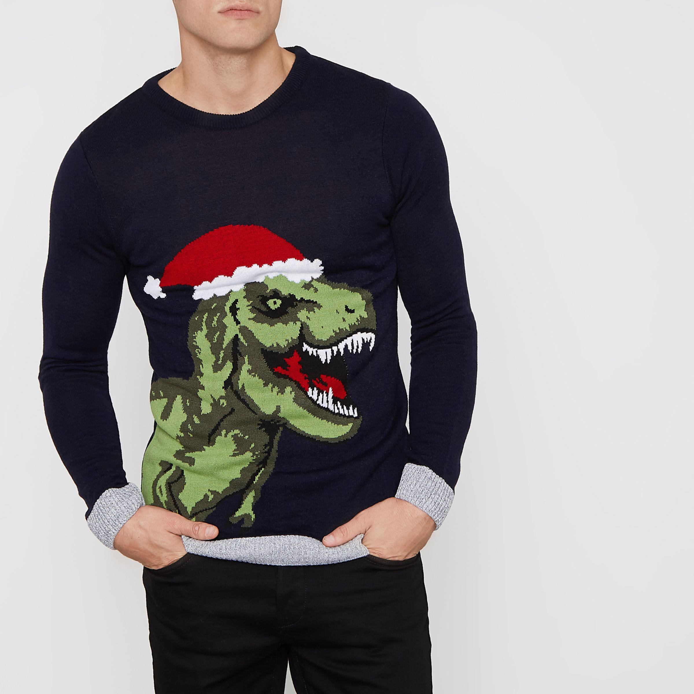 river island mens christmas jumpers