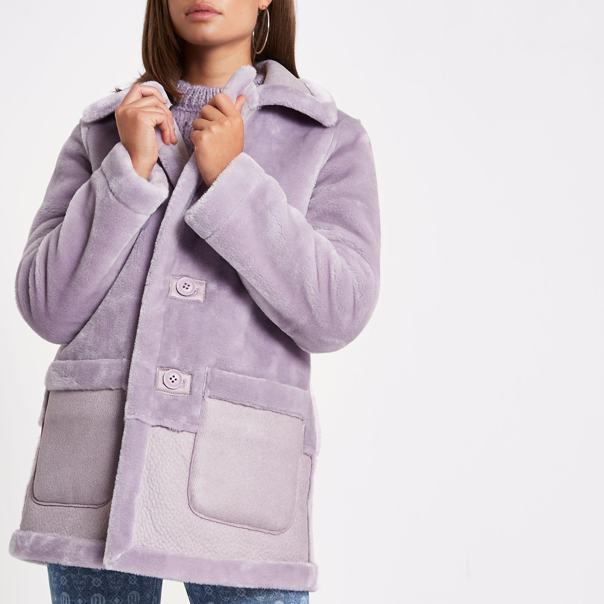 light purple coat