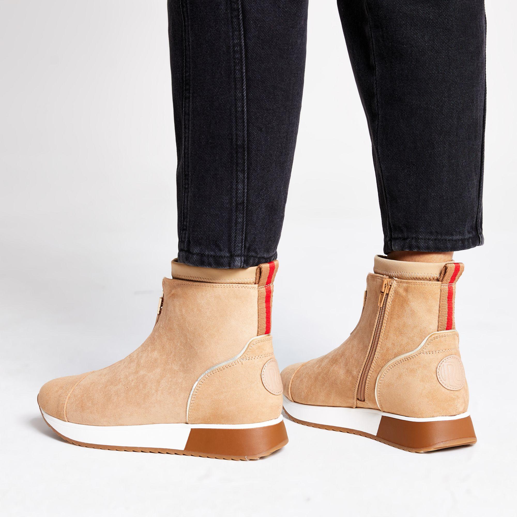 beige sock boots