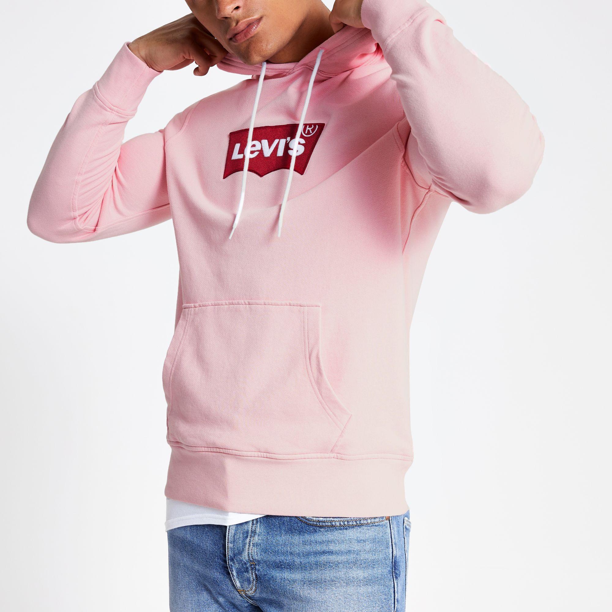 Levi's Denim Pink Batwing Hoodie for 